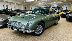 A lucky Aston Martin DB5 undergoes a comprehensive restoration process