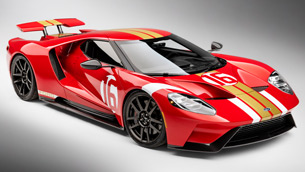 Ford GT Alan Mann Heritage Edition Celebrates Experimental GT Race Car Prototypes from 1966 at Chicago Auto Show