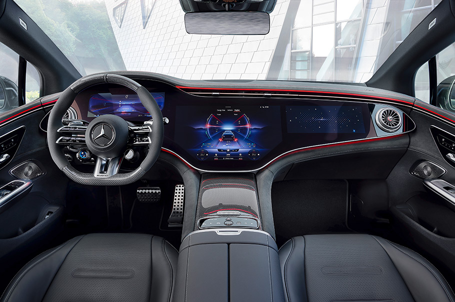 Mercedes-Benz EQE 53 AMG Interior view