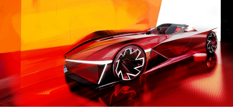 Skoda Vision GT Concept - Exterior Sketch