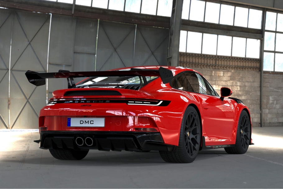 2022 DMC Porsche 992 GT3 Velocita - Rear Angle