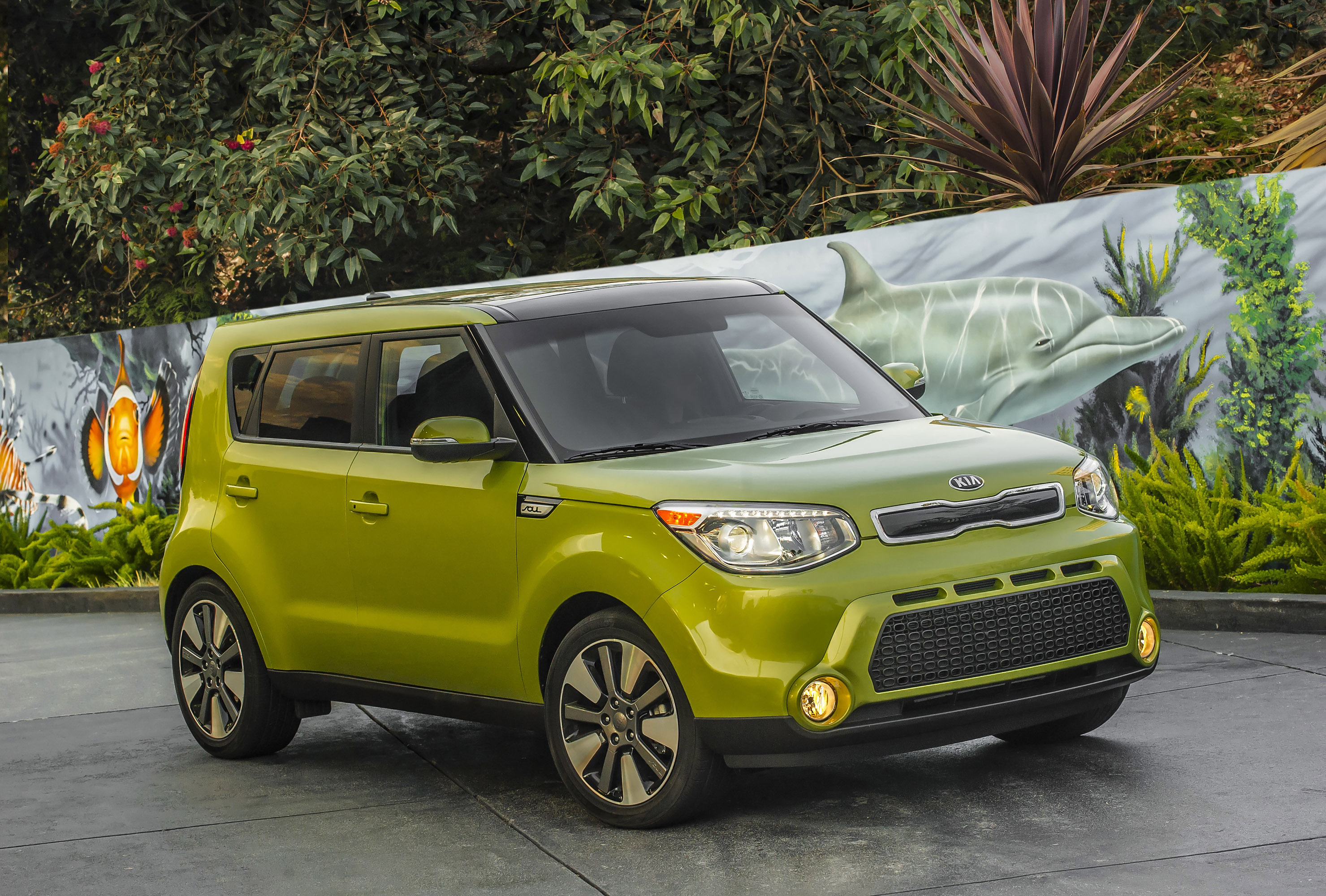 Kia soul зеленый