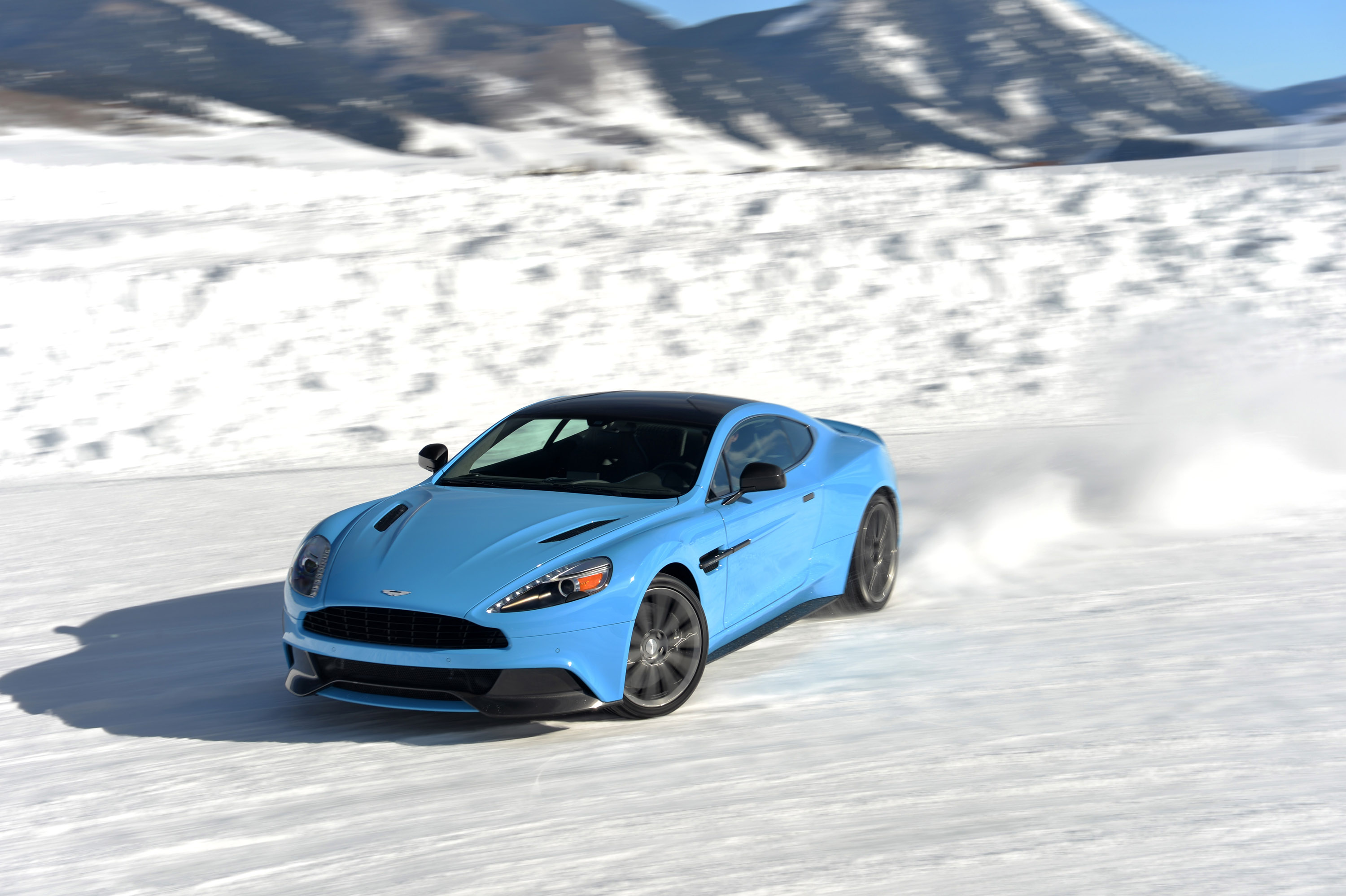 Aston Martin Vanquish On Ice