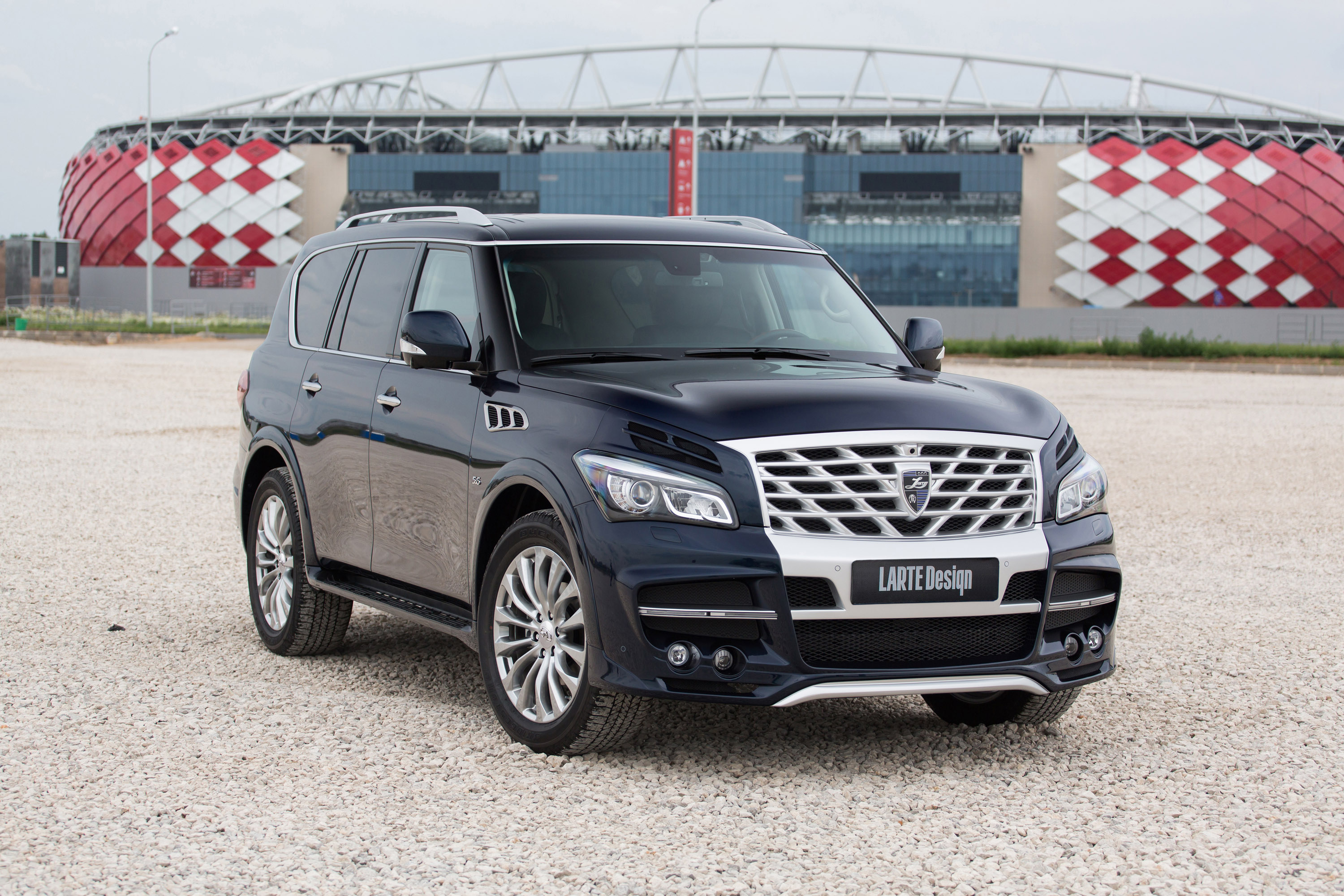 LARTE Design Releases Dark Blue Infiniti QX80 LR3