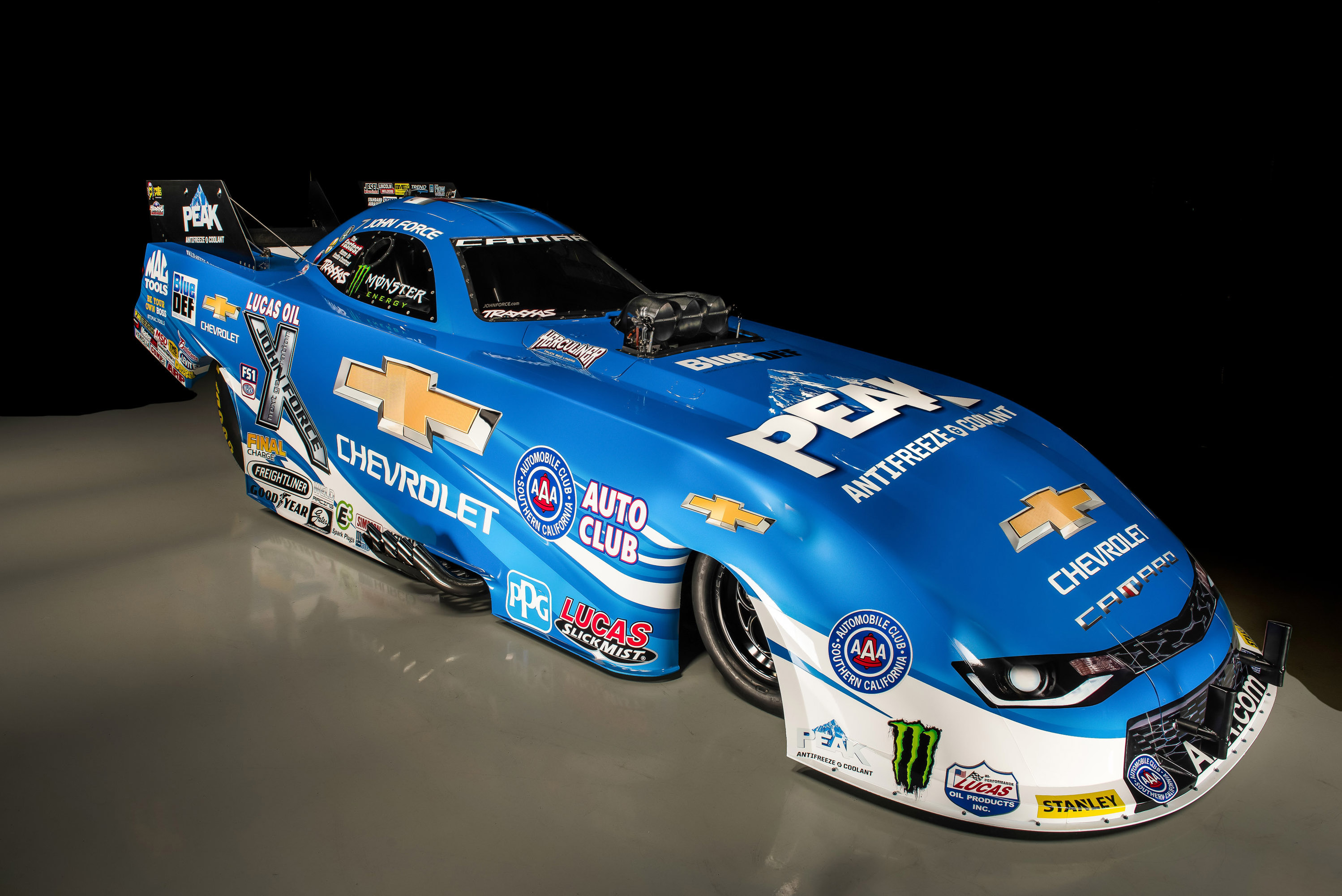 John Force And Chevrolet Introduce 2016 Camaro Funny Car