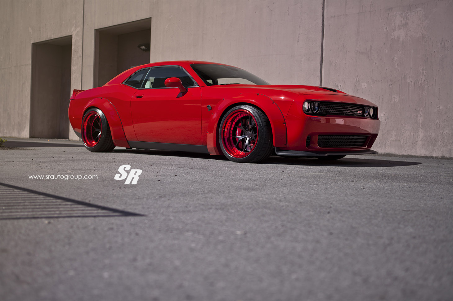 Liberty Walk Dodge Challenger Hellcat by SR Auto is hell ...