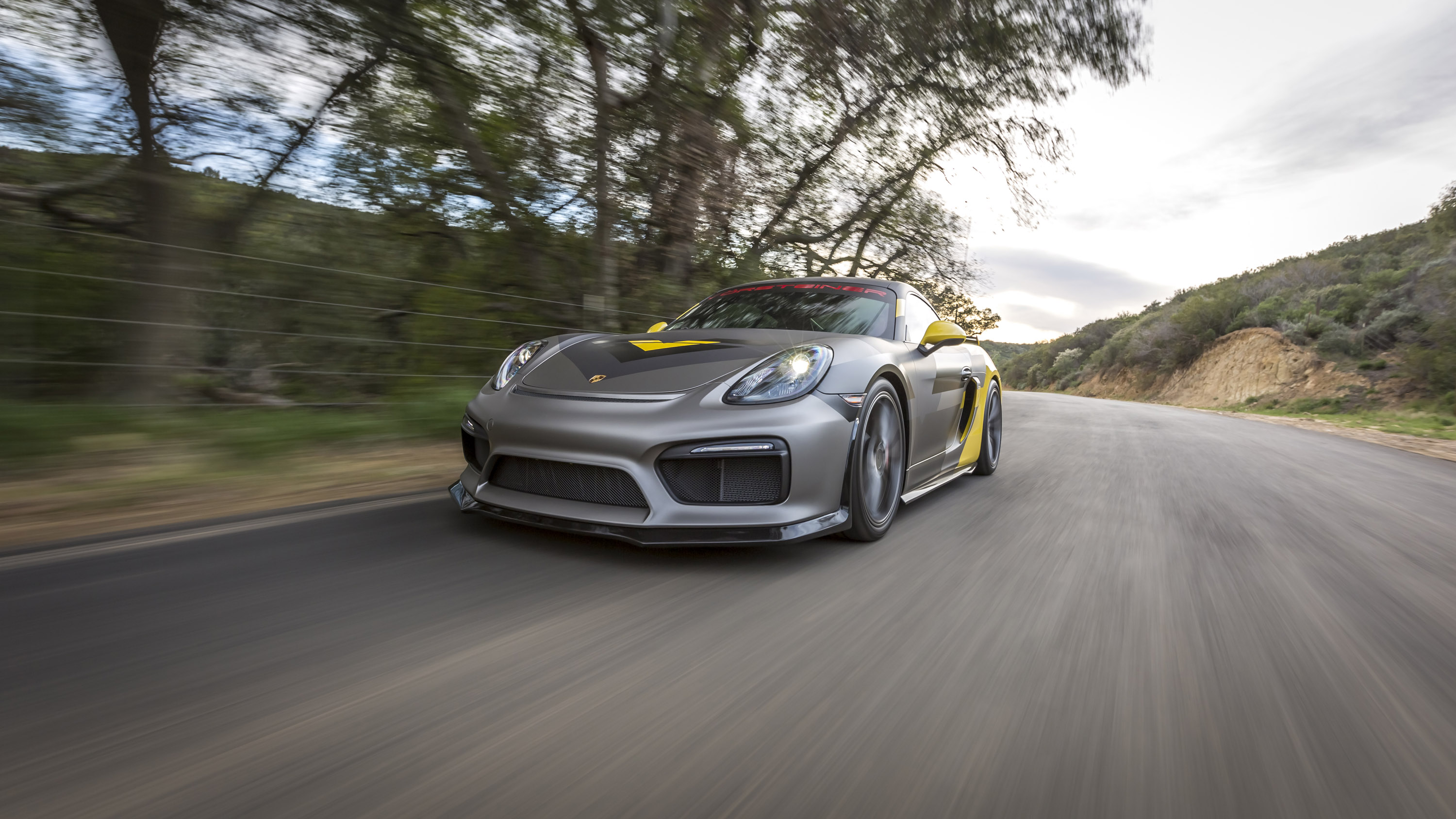Exhilarating Porsche Cayman GT4-V Program