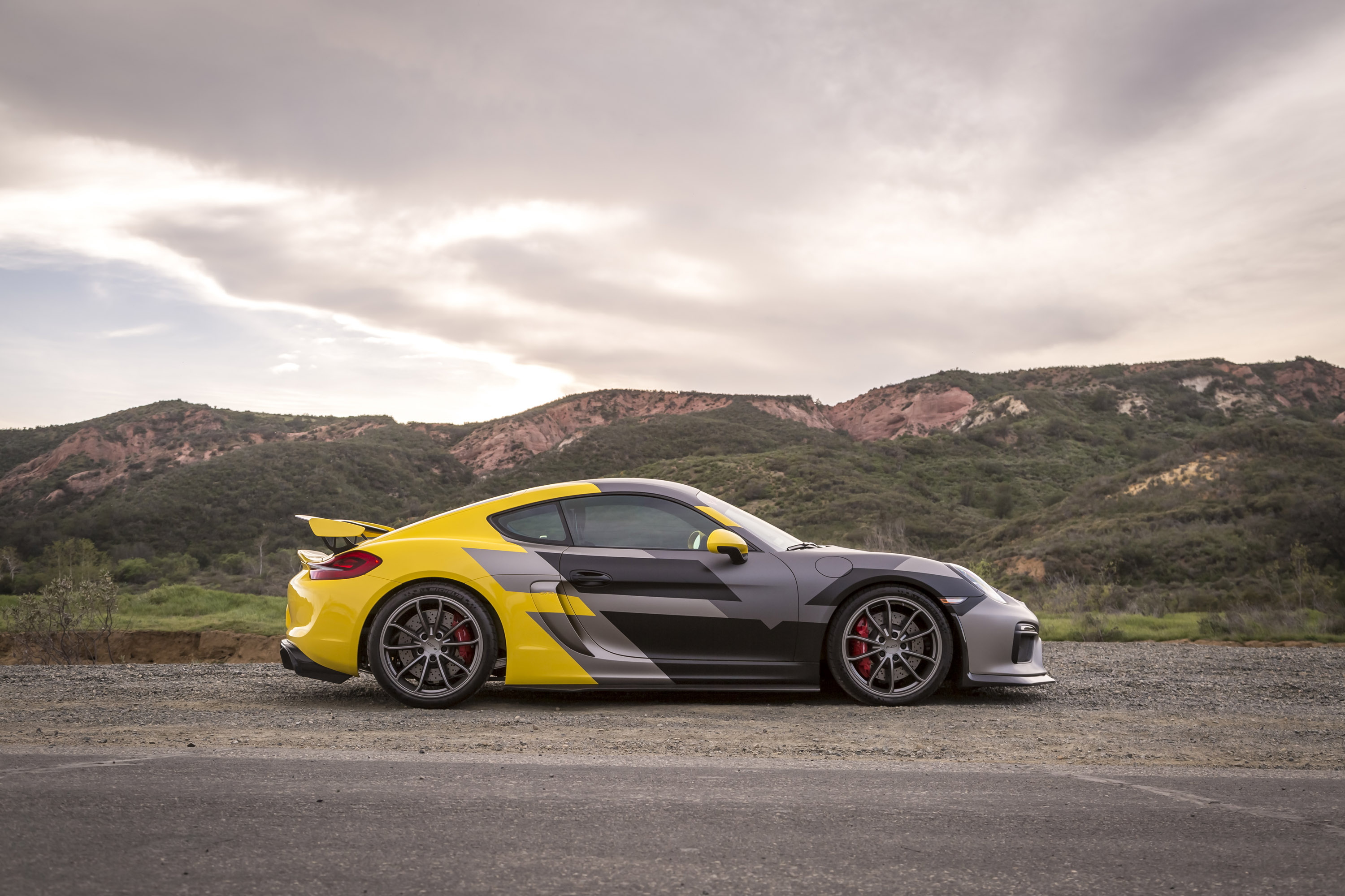 Exhilarating Porsche Cayman GT4-V Program