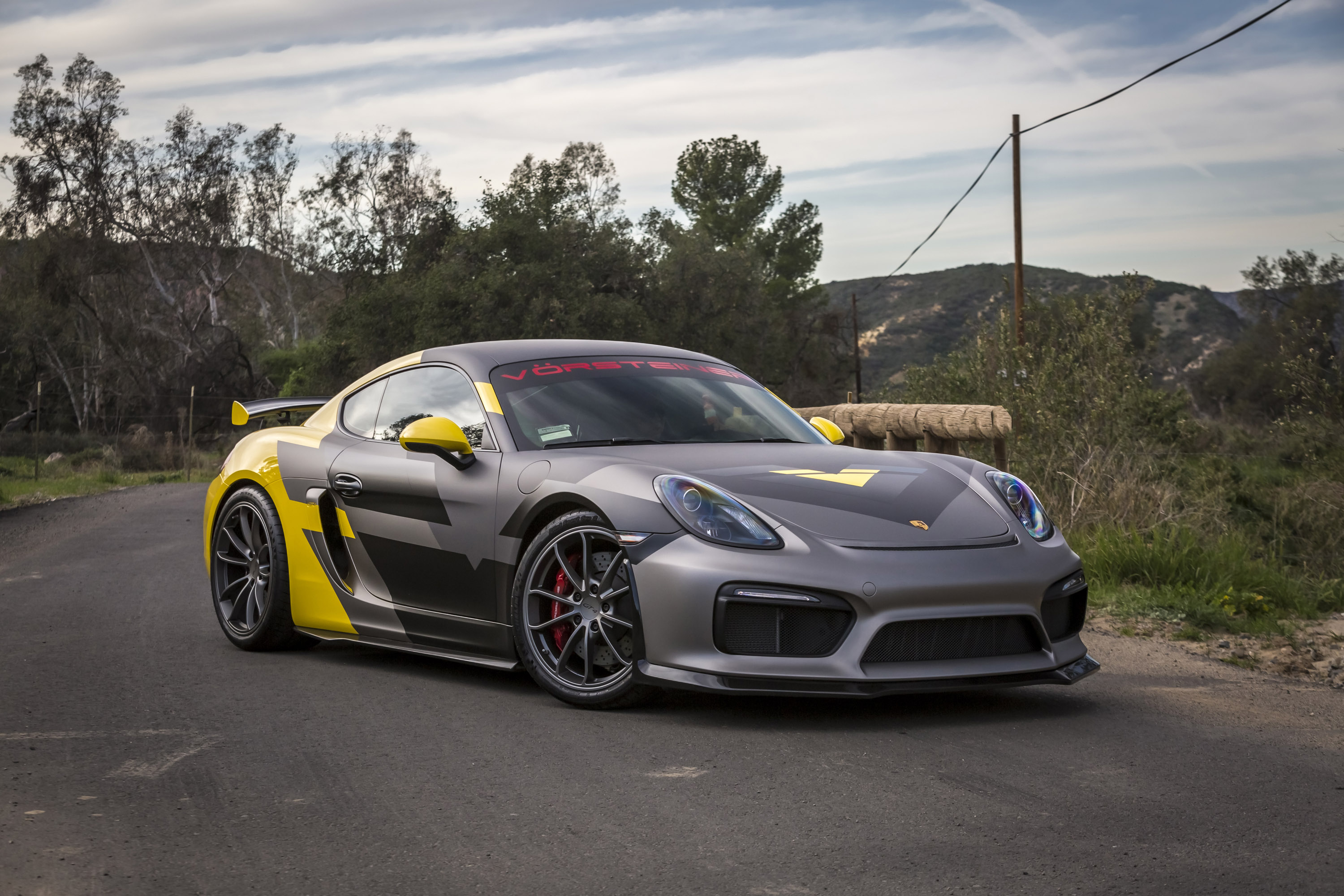 Exhilarating Porsche Cayman GT4-V Program