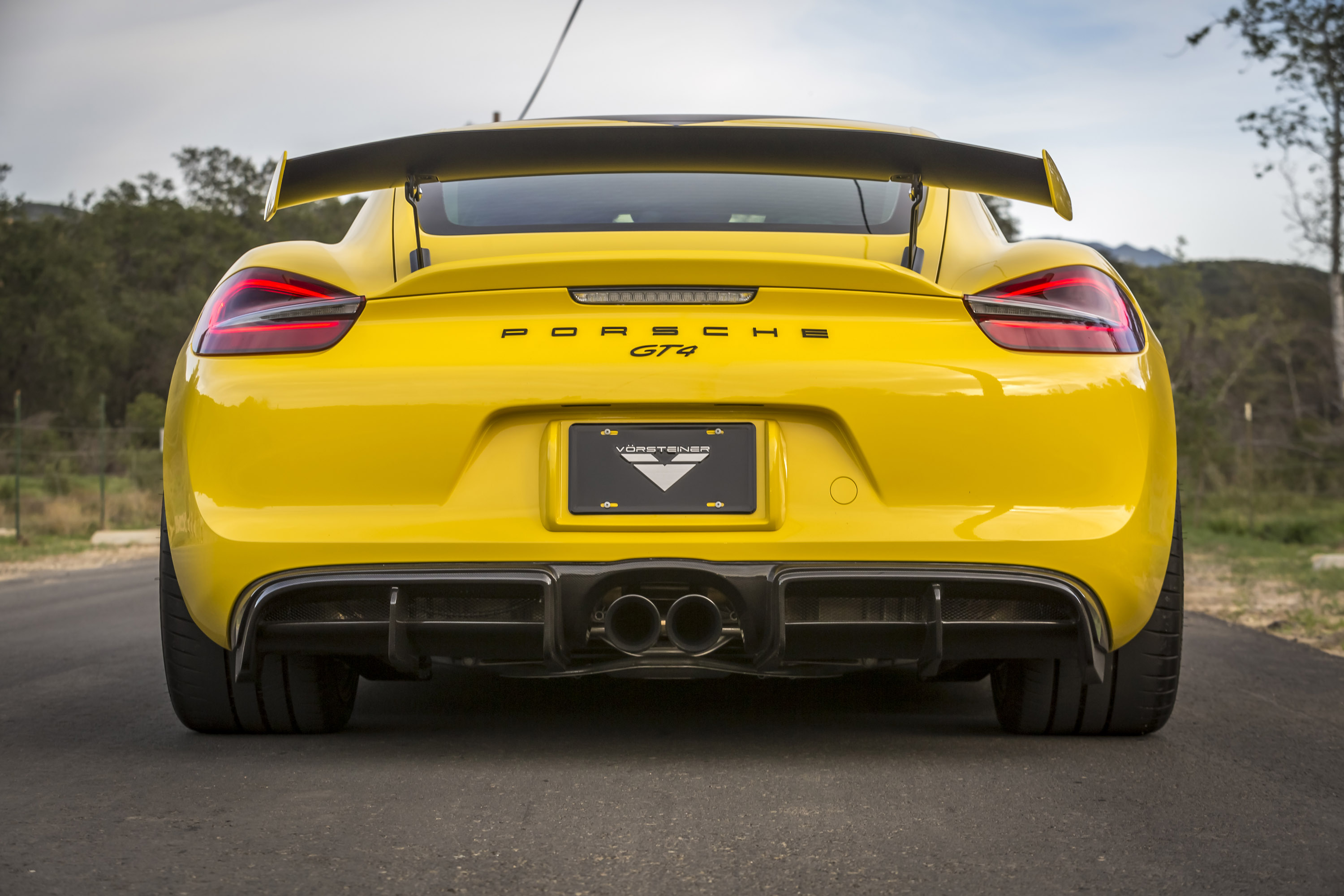 Exhilarating Porsche Cayman GT4-V Program