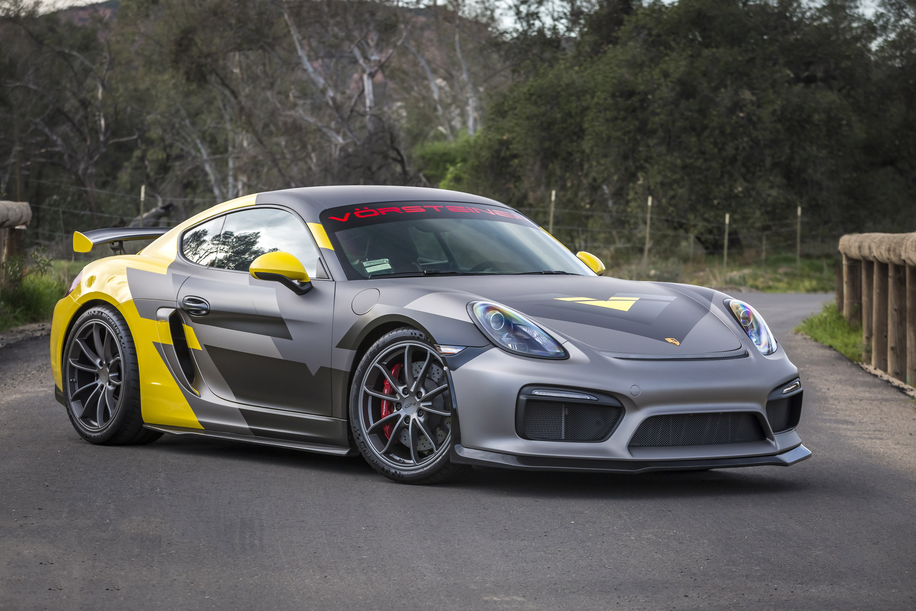 Exhilarating Porsche Cayman GT4-V Program