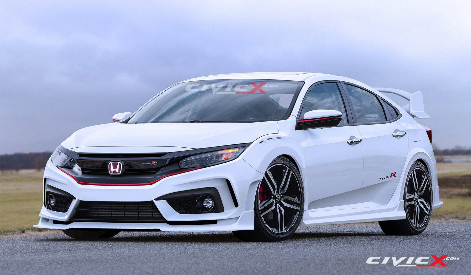 Civicx Imagines 2017 Honda Civic Type R Hatchback Prototype 2017 Honda Civic Type R Hatchback Prototype By Civicx 2 Of 4