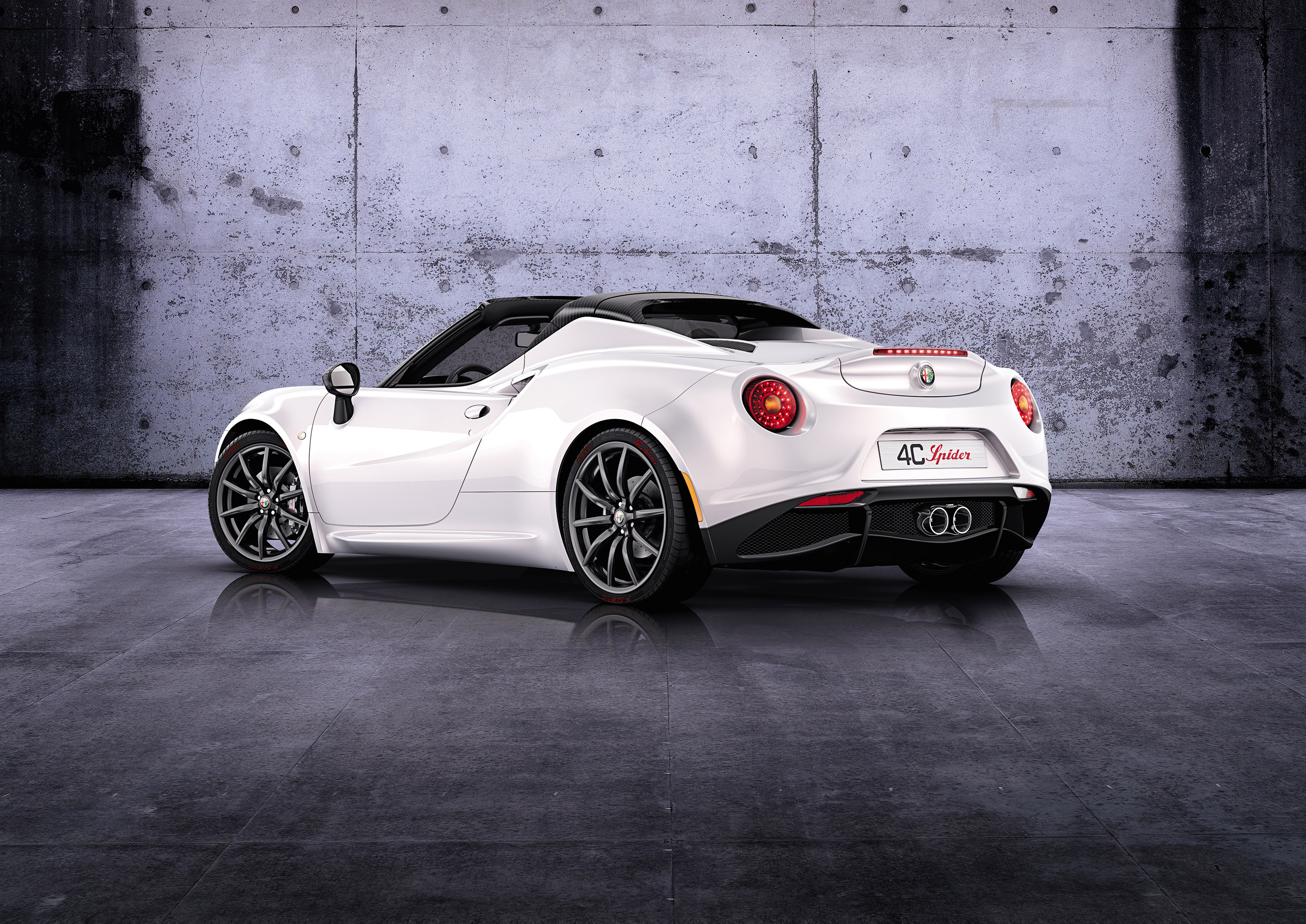 Debut For Alfa Romeo 4c Spider Prototype