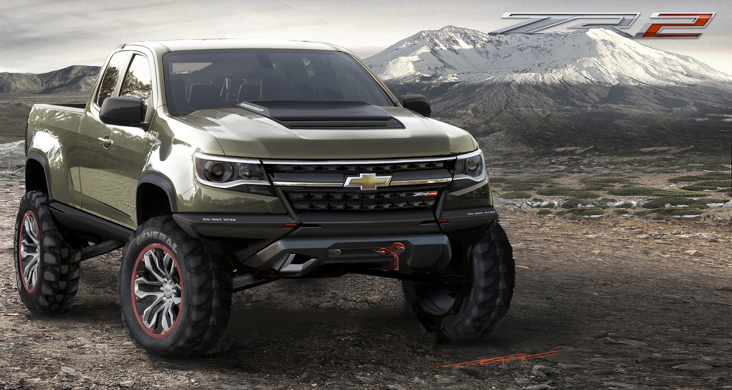 Colorado Zr2 Concept Is Chevrolet S Vision For Future Pick Up Trucks Chevrolet Colorado Zr2 Concept
