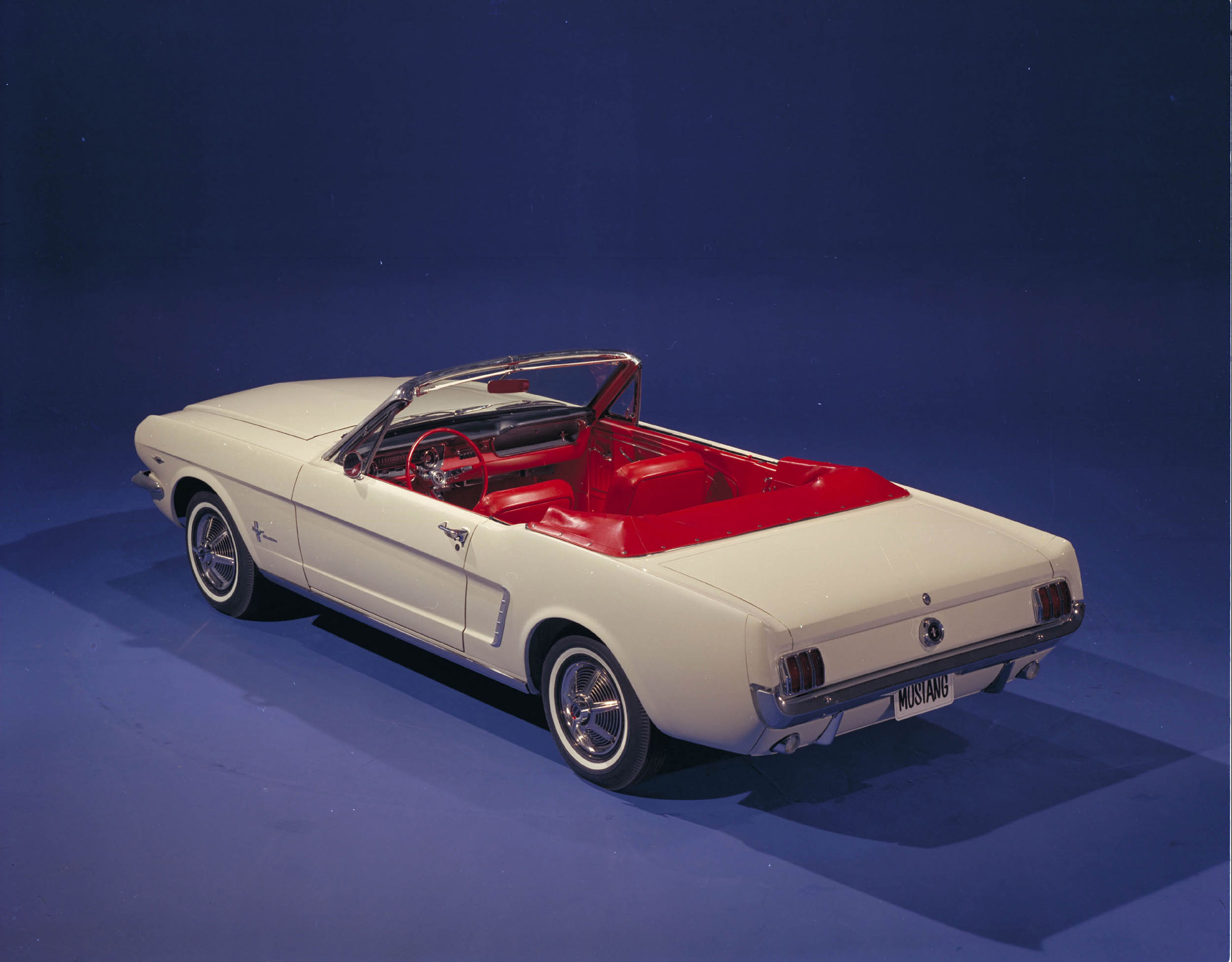 Image result for ford mustang 1964 1/2 white convertible automobilesreview.