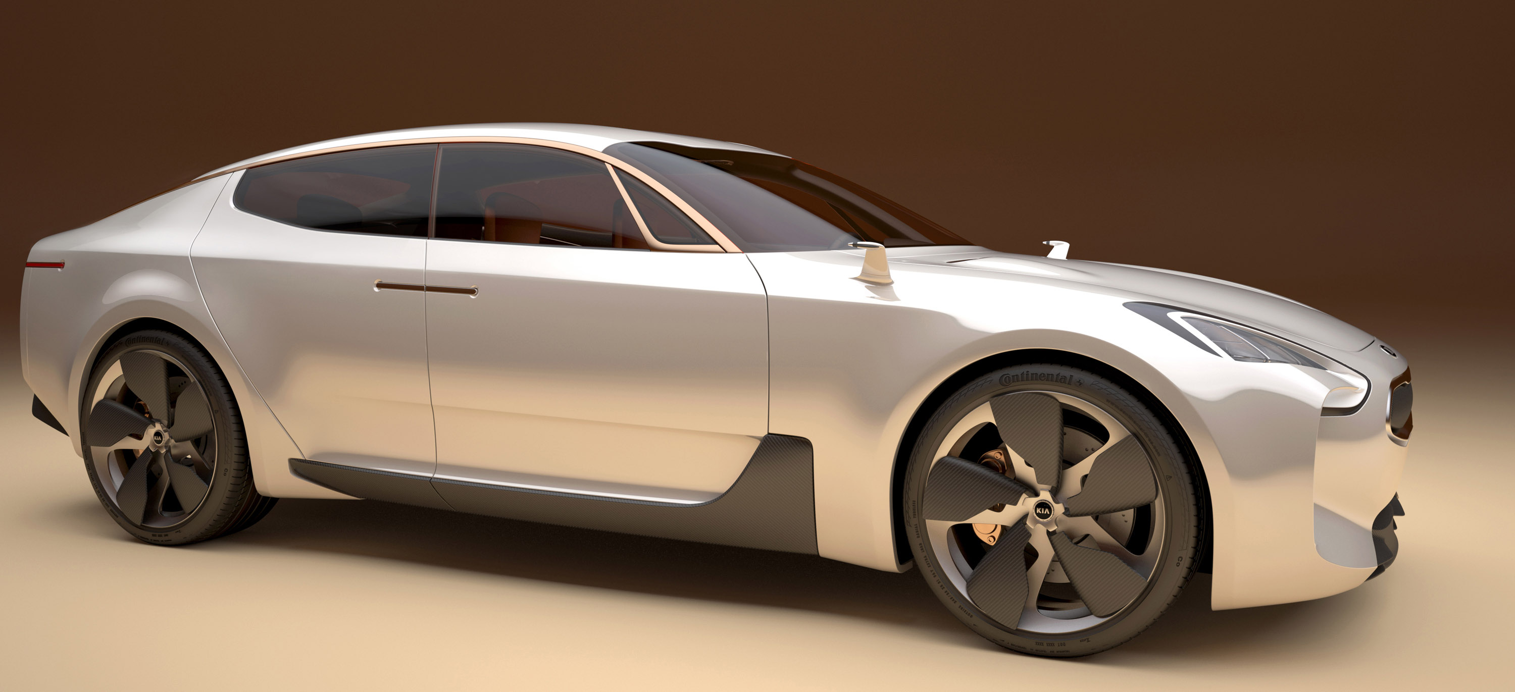Kia Four Door Sports Sedan Concept At Frankfurt Motor Show