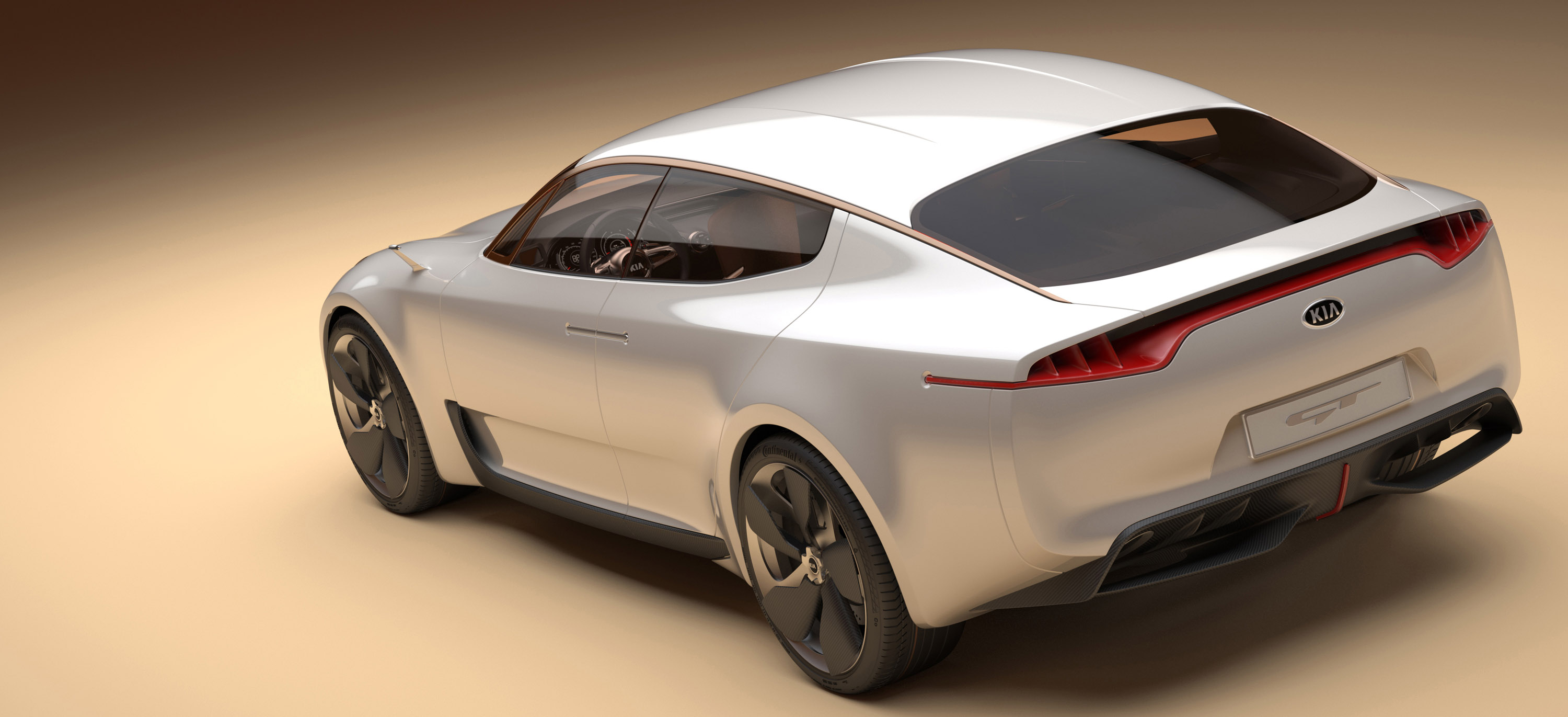 Kia Four Door Sports Sedan Concept At Frankfurt Motor Show