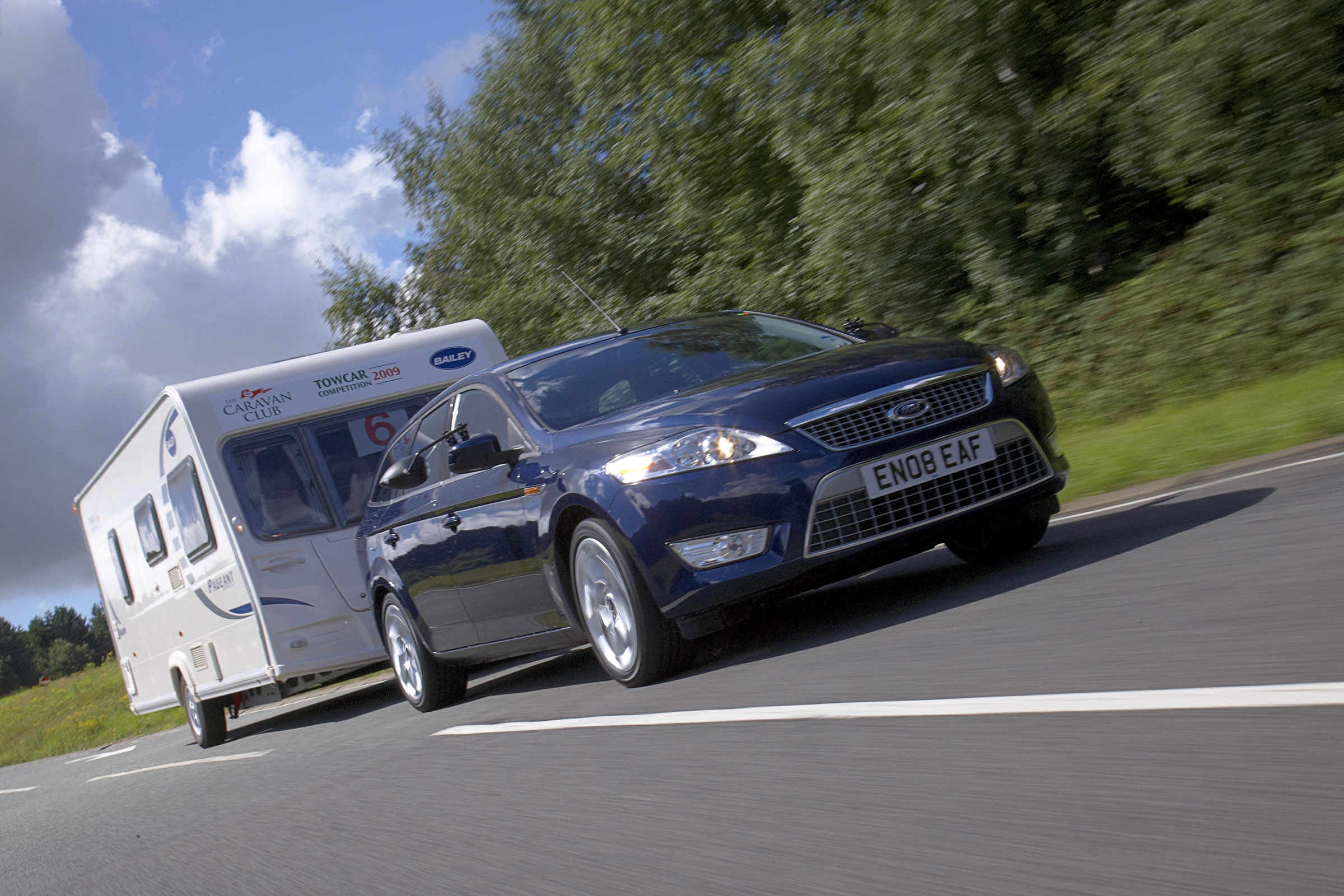 Ford mondeo as a tow car #4