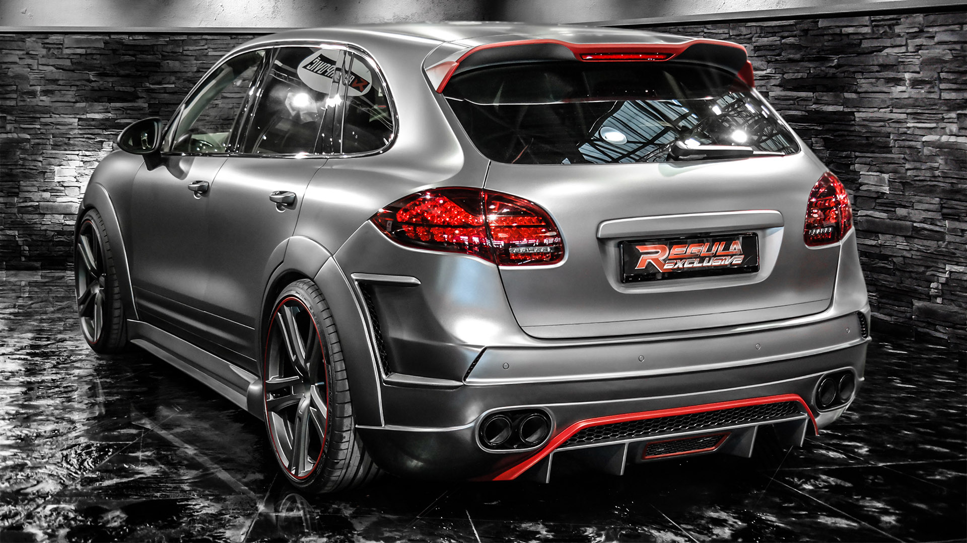 Красный Porsche Cayenne скачать