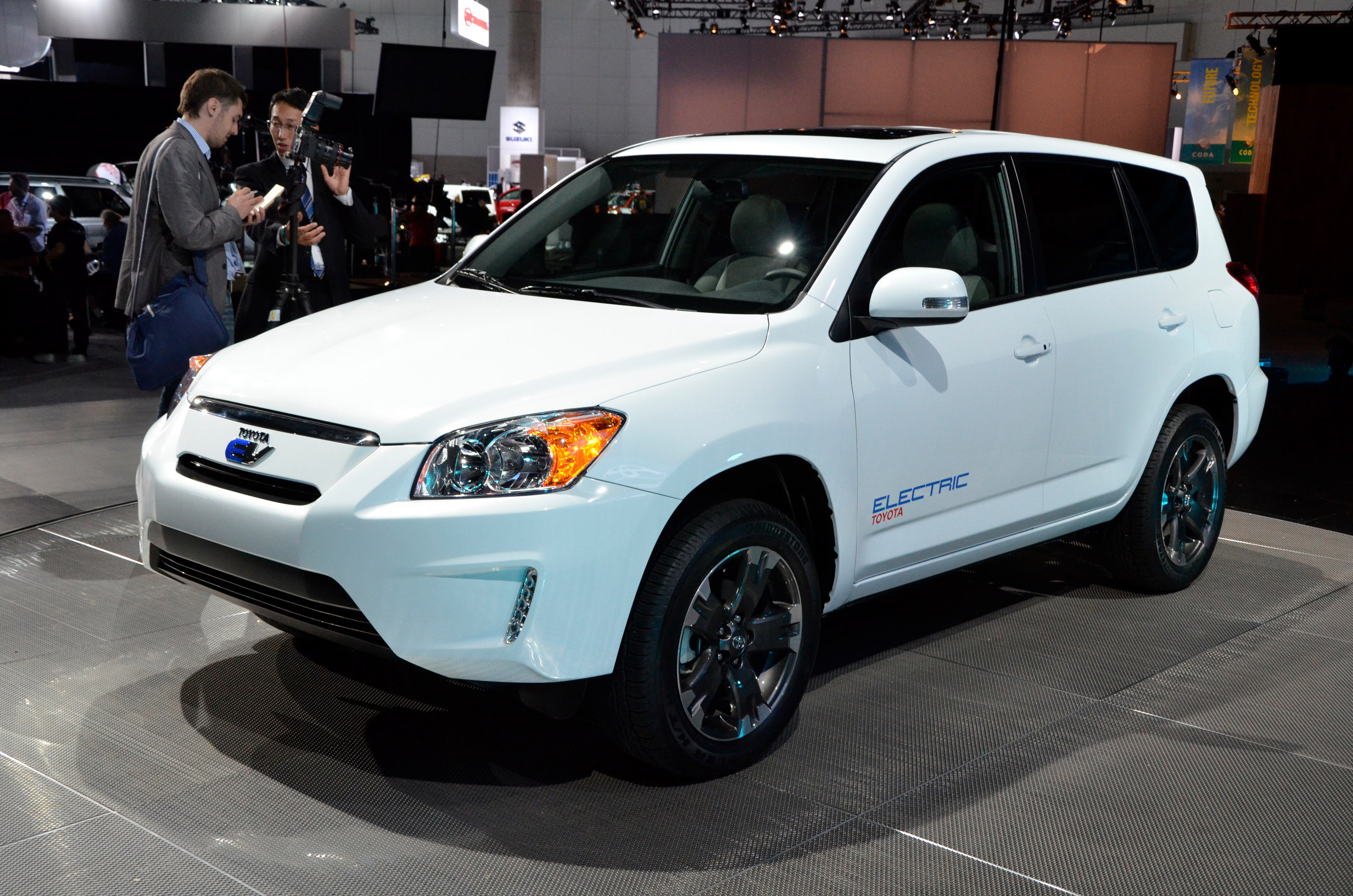 Toyota Debut Rav4 Ev At The 26th Evs