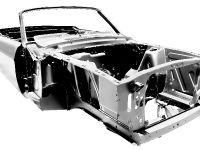 1967 Ford Mustang Convertible body shell