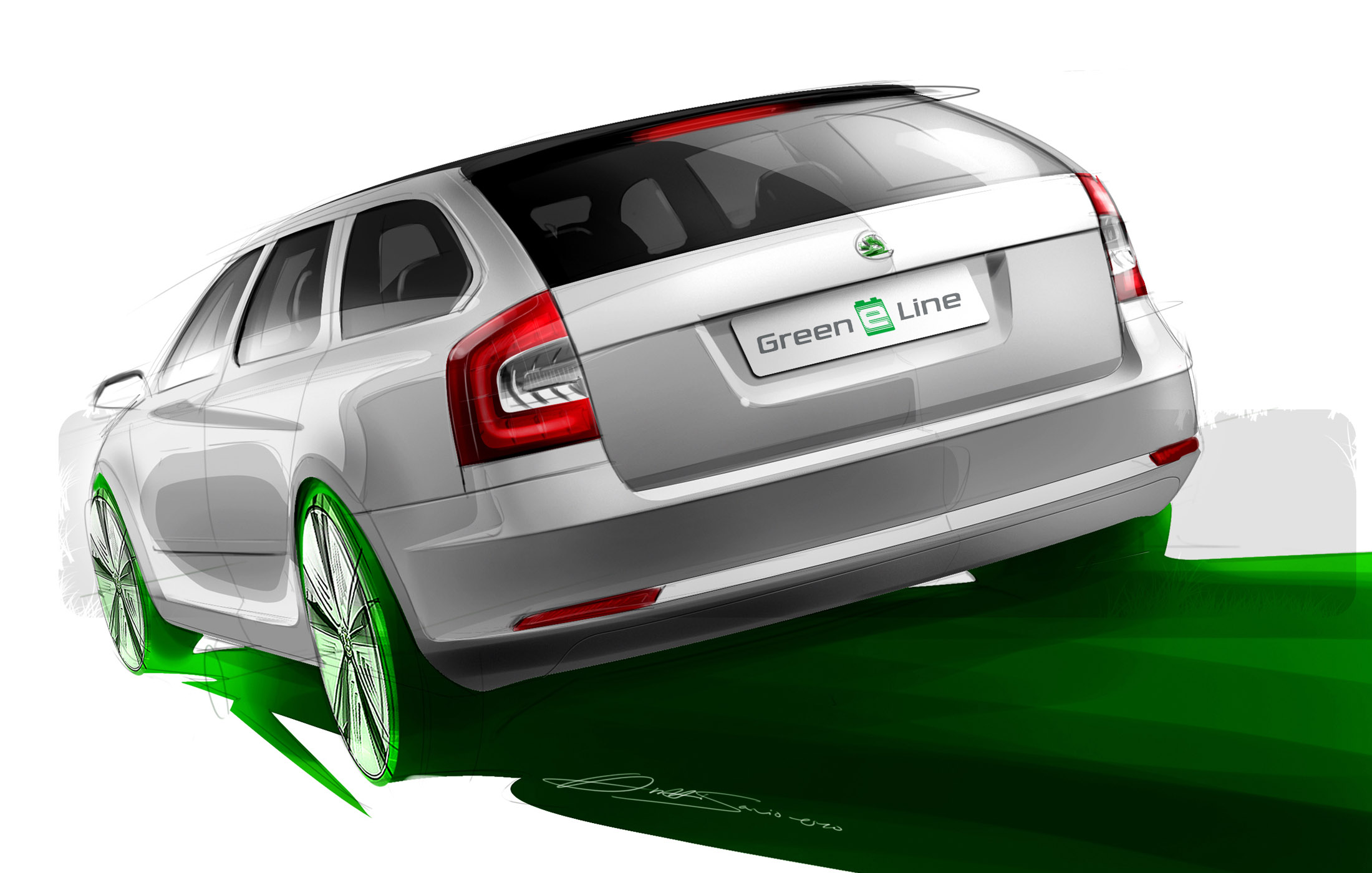 Skoda Octavia Green E Line Concept