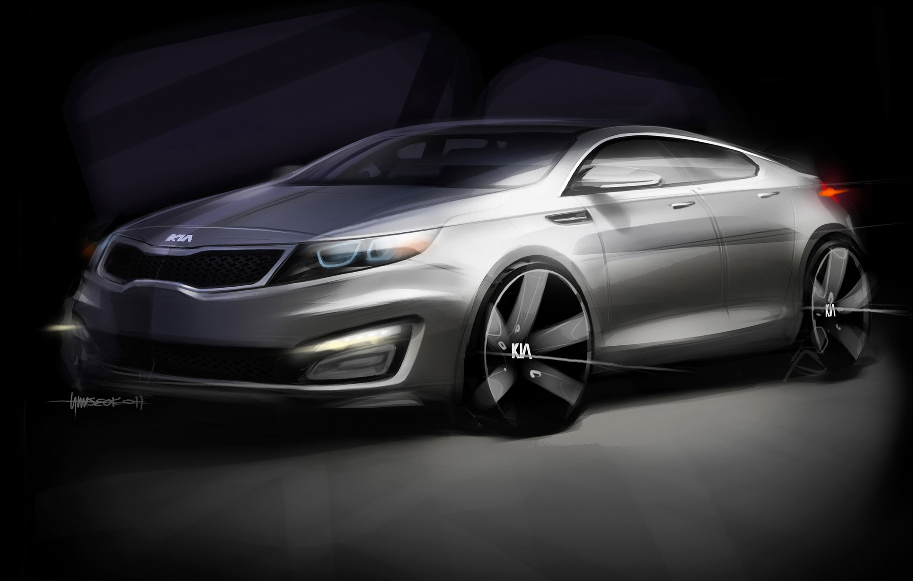 Kia Magentis sketch