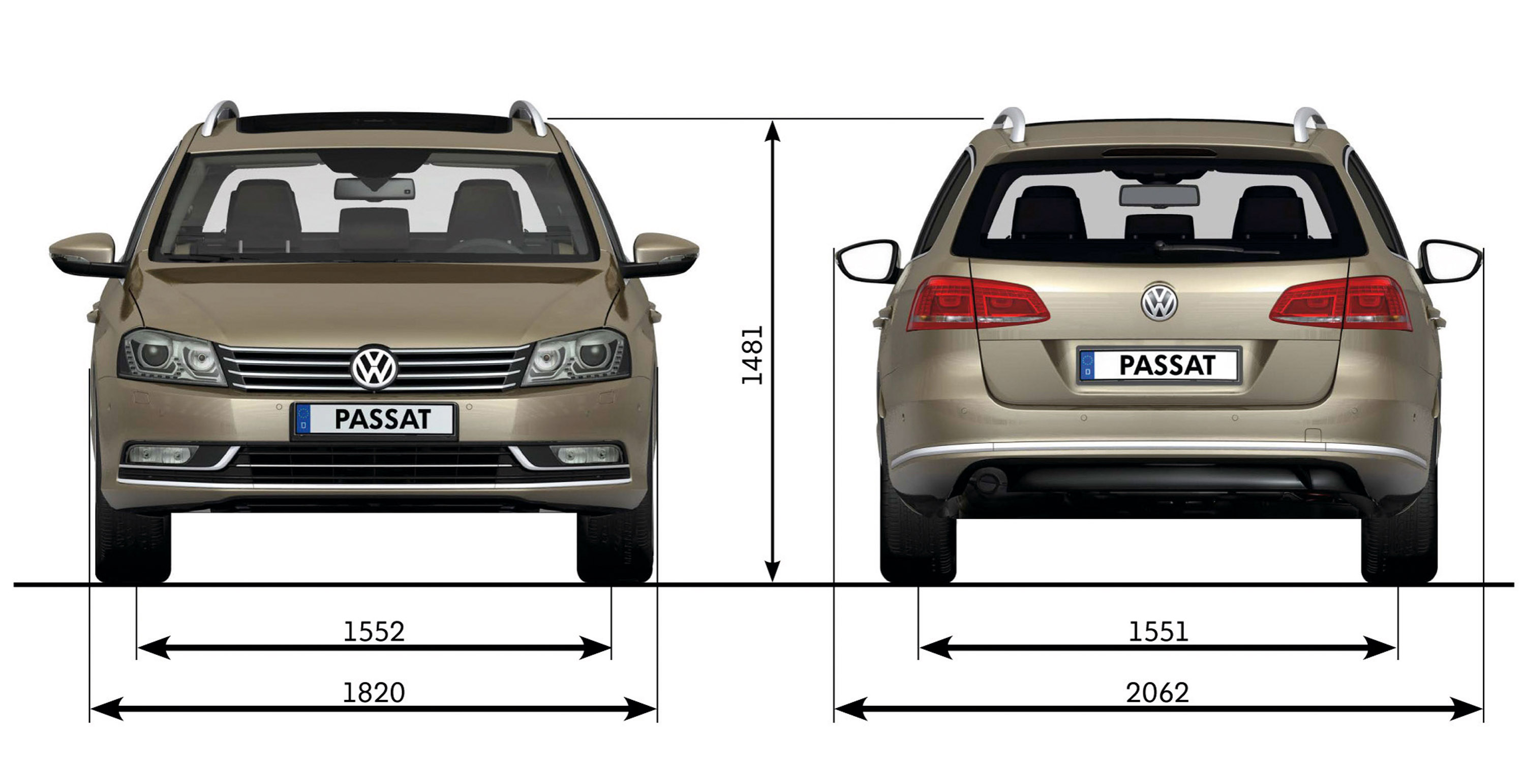 Пассат универсал длина. Габариты VW Passat b6. Габариты VW Passat b6 универсал. Фольксваген Пассат в6 габариты. Volkswagen Passat b6 универсал габариты.