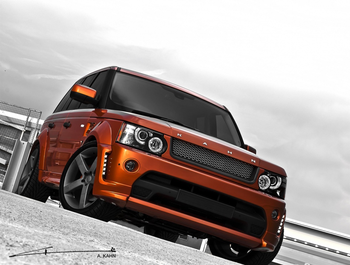 Kahn Vesuvius Orange Range Rover Sport