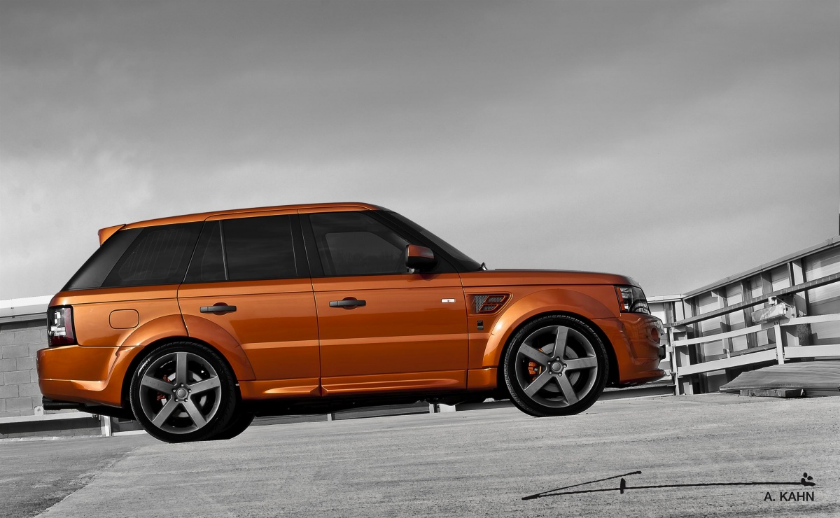 Kahn Vesuvius Orange Range Rover Sport