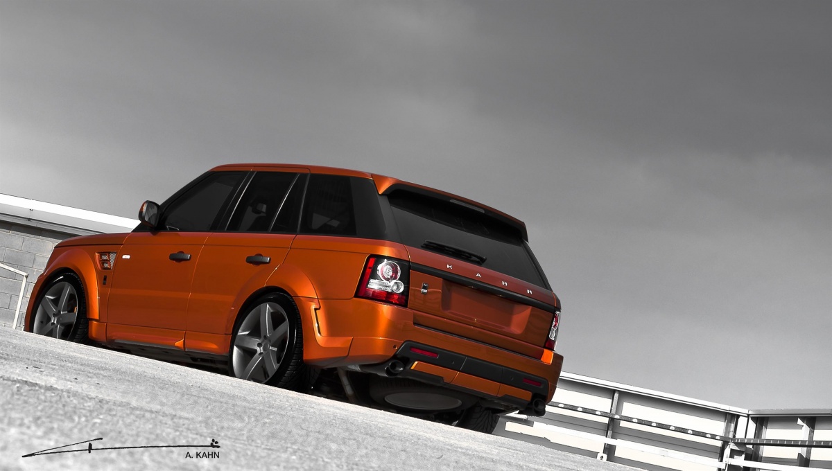 Kahn Vesuvius Orange Range Rover Sport