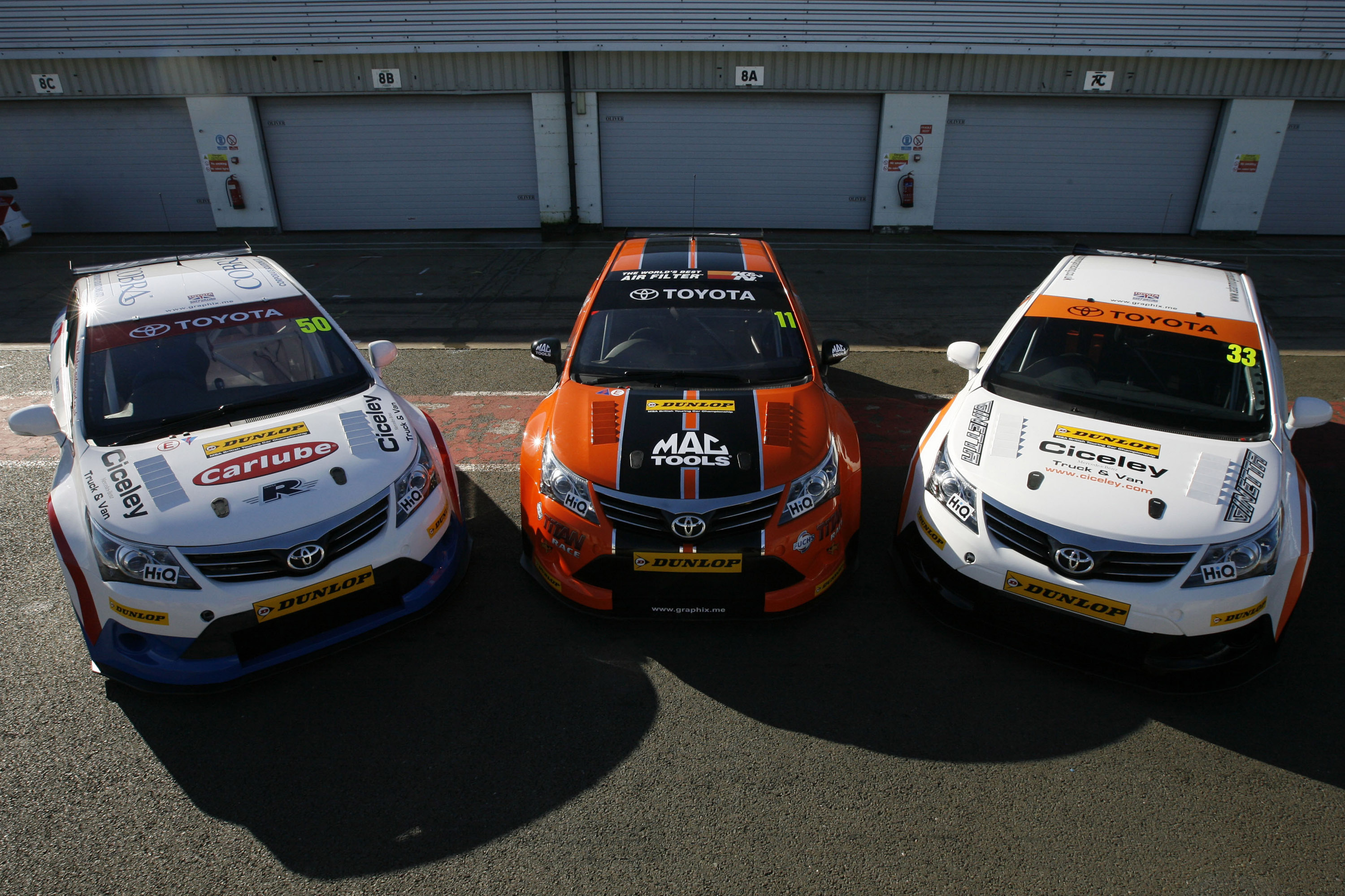 Toyota BTCC Race Cars