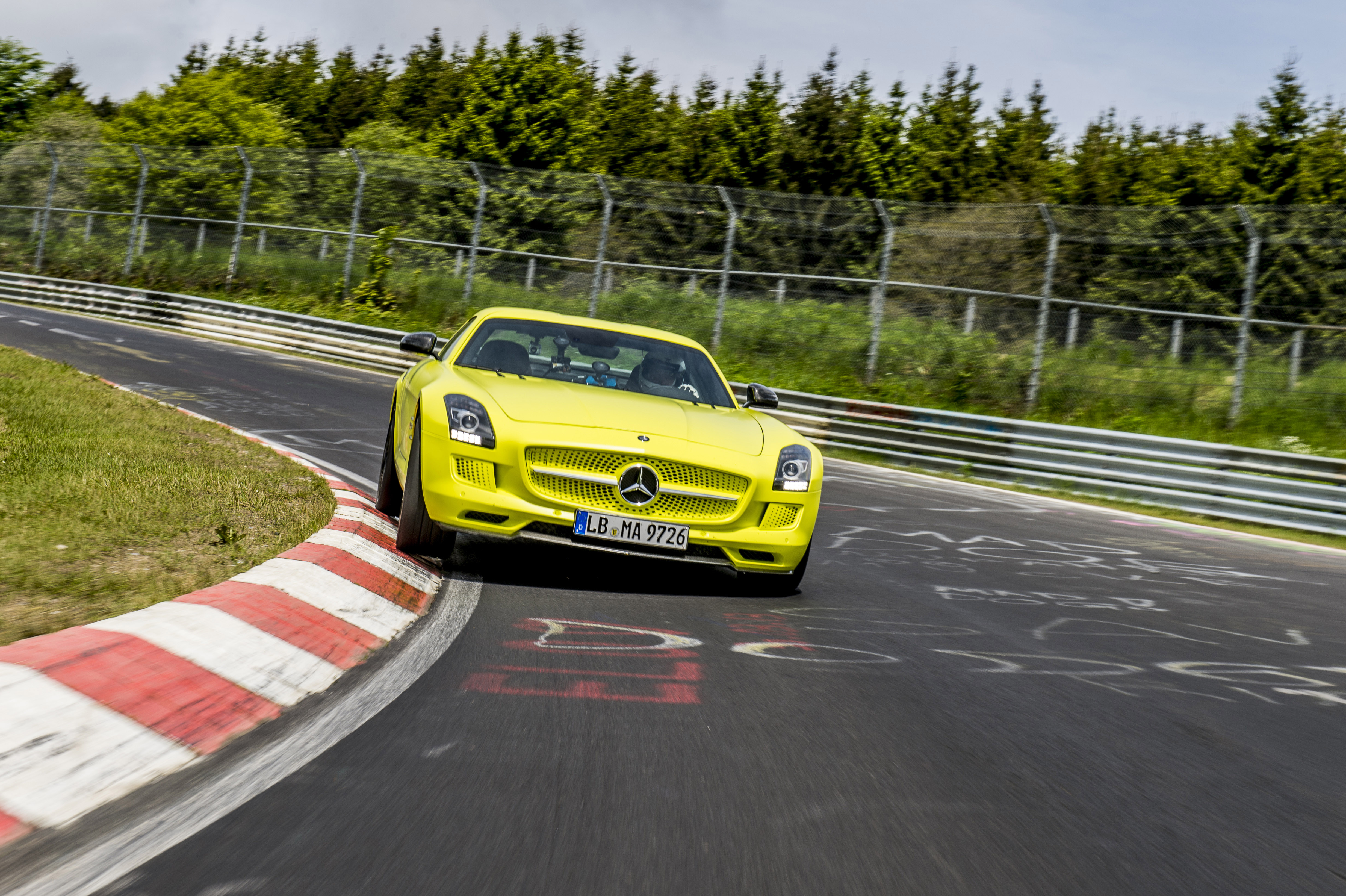 Mercedes-Benz SLS AMG Coupe Electric Drive Production Car