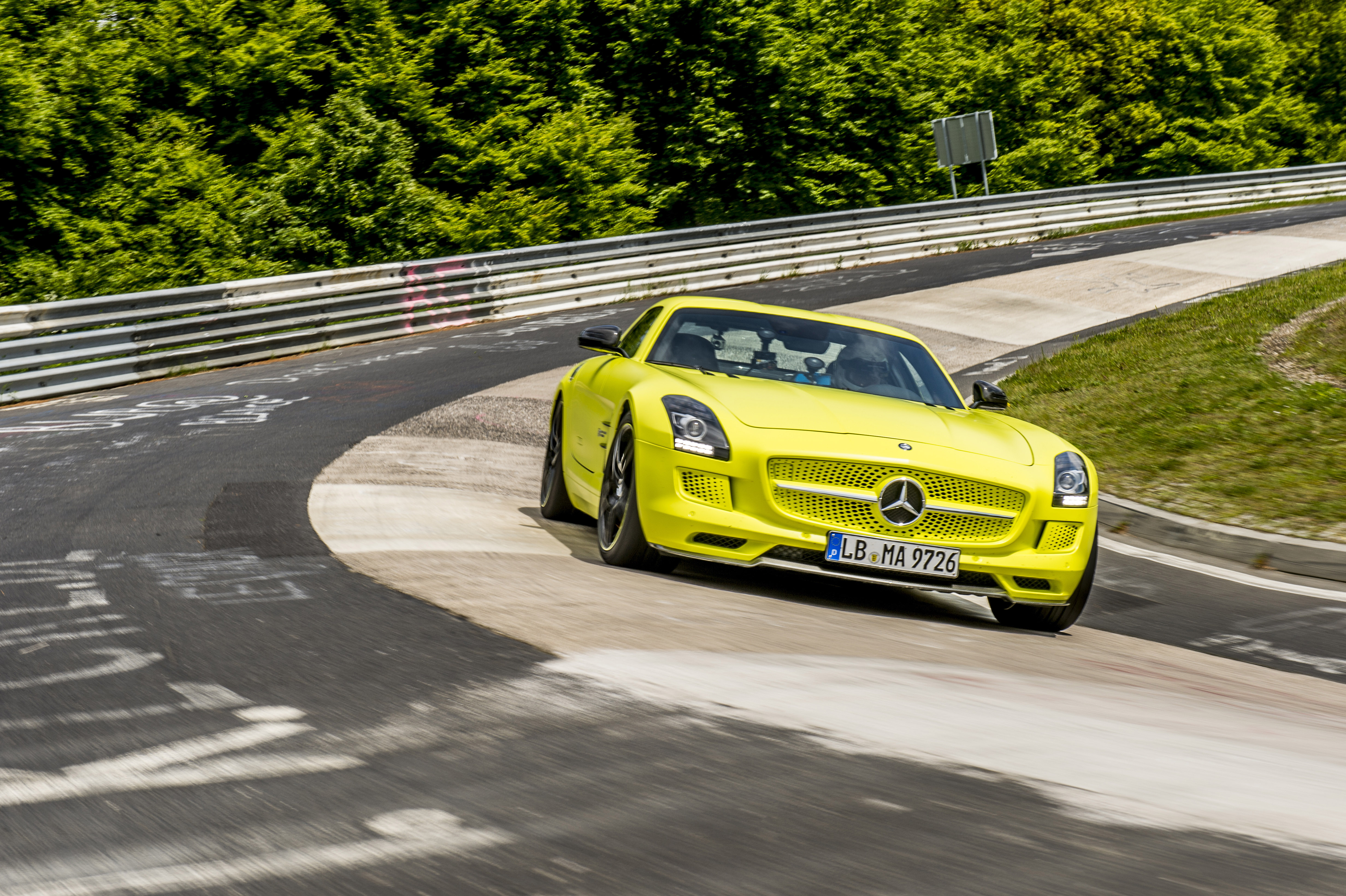 Mercedes-Benz SLS AMG Coupe Electric Drive Production Car