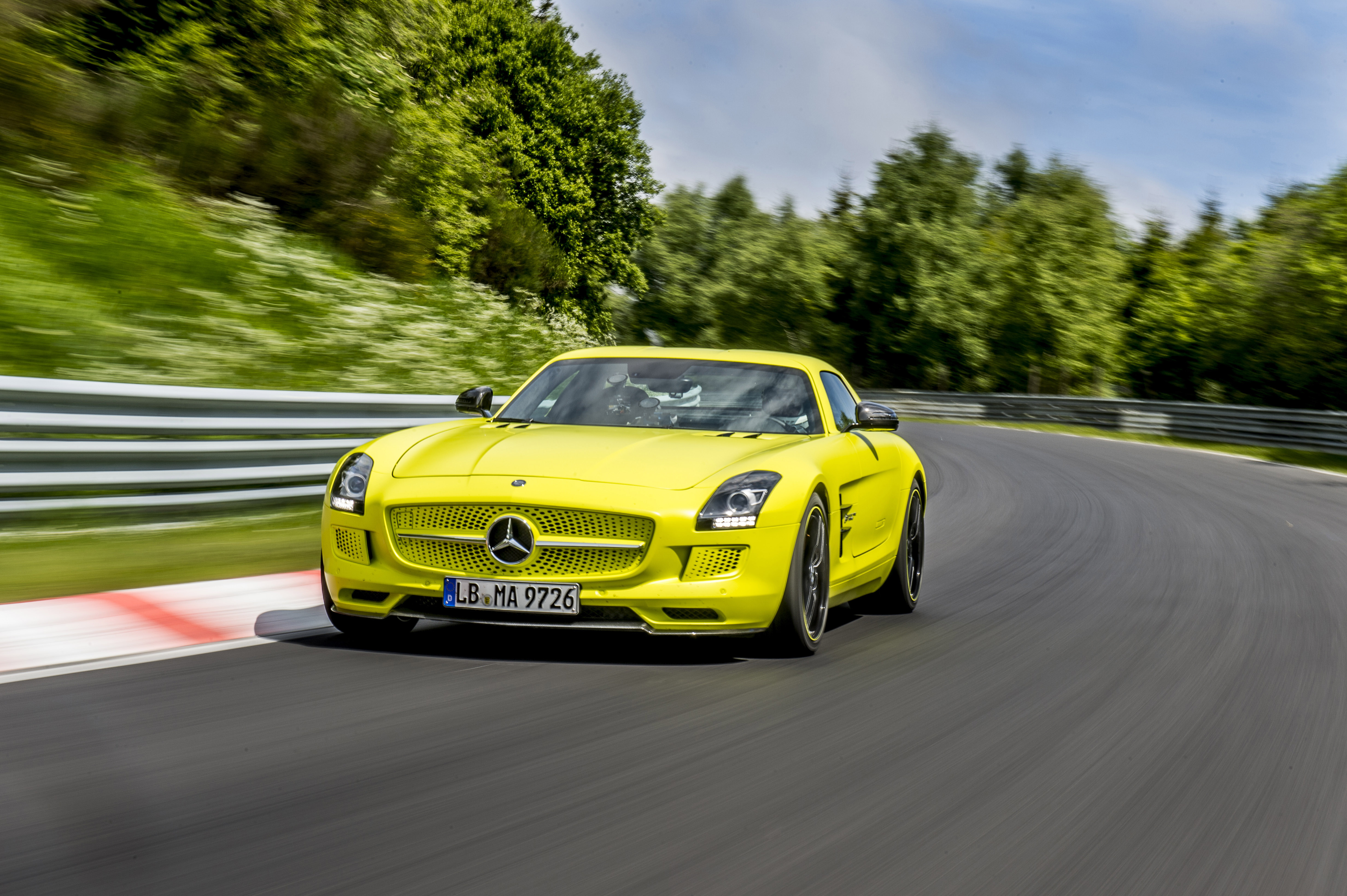 Mercedes-Benz SLS AMG Coupe Electric Drive Production Car