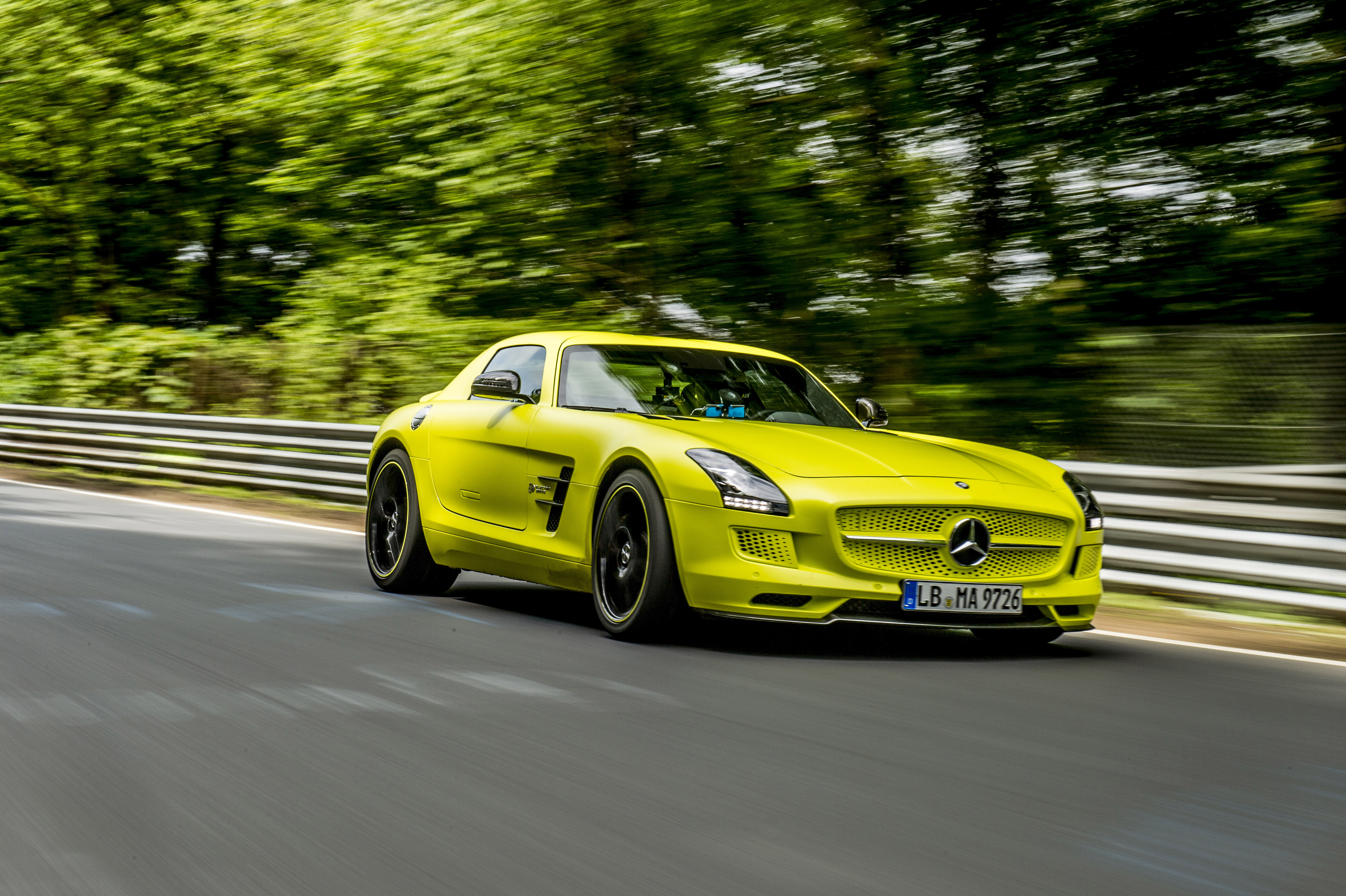 Mercedes-Benz SLS AMG Coupe Electric Drive Production Car