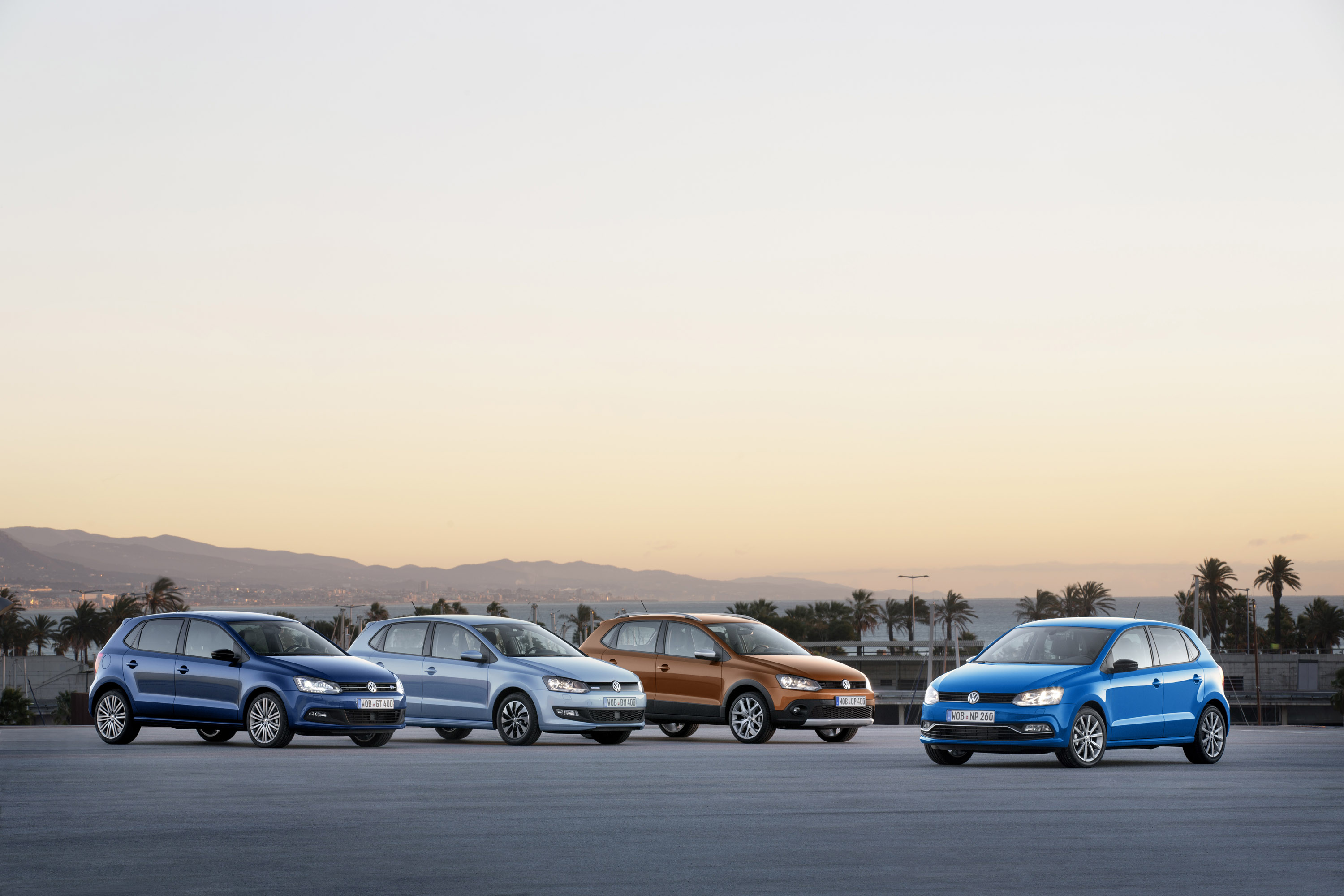 Volkswagen CrossPolo, Polo BlueMotion and BlueGT