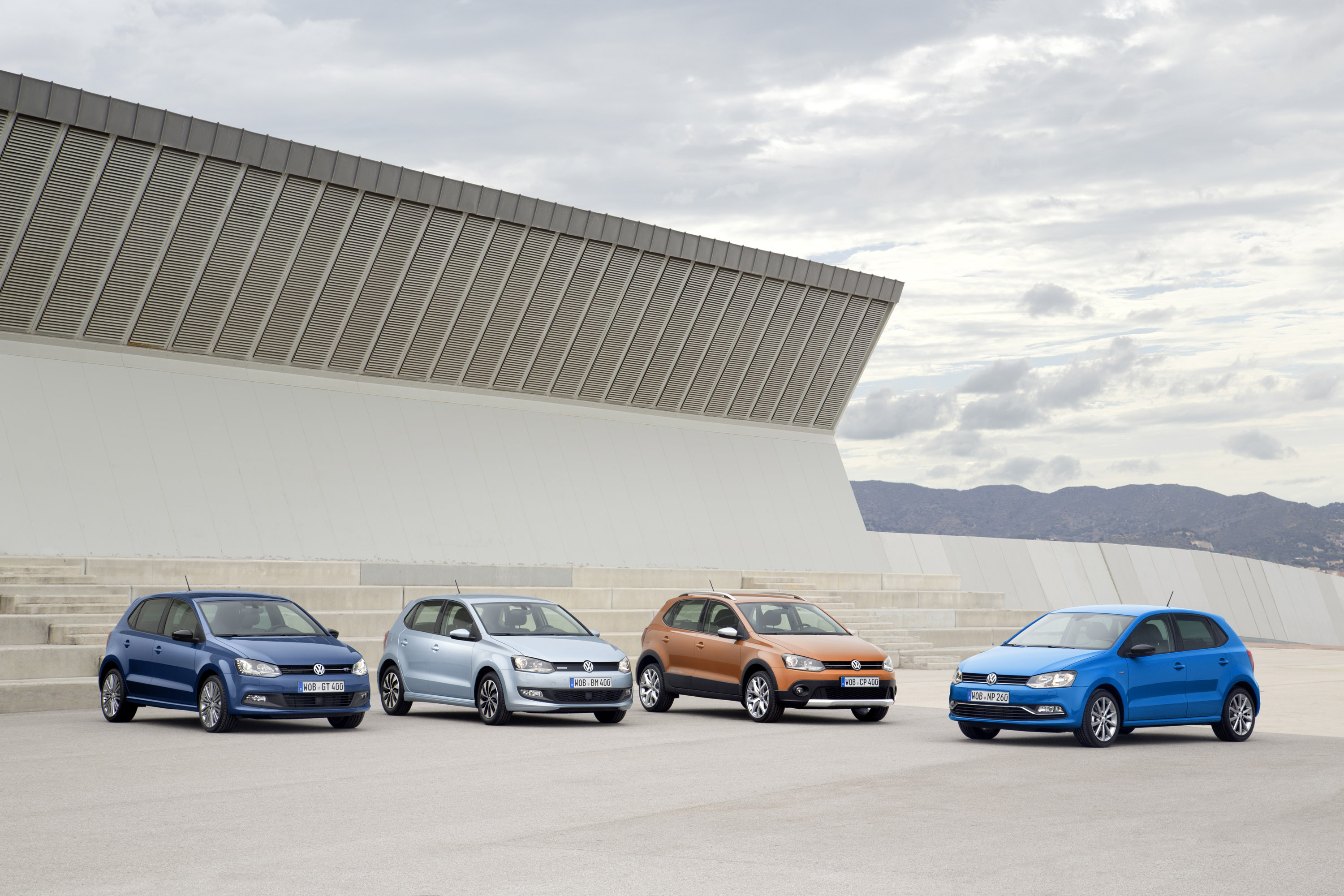 Volkswagen CrossPolo, Polo BlueMotion and BlueGT