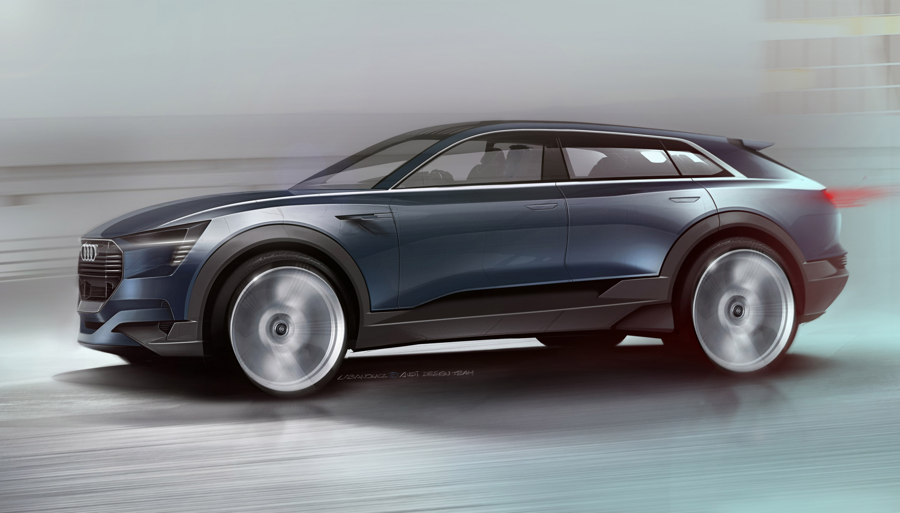 Audi e-tron quattro Concept Sketches