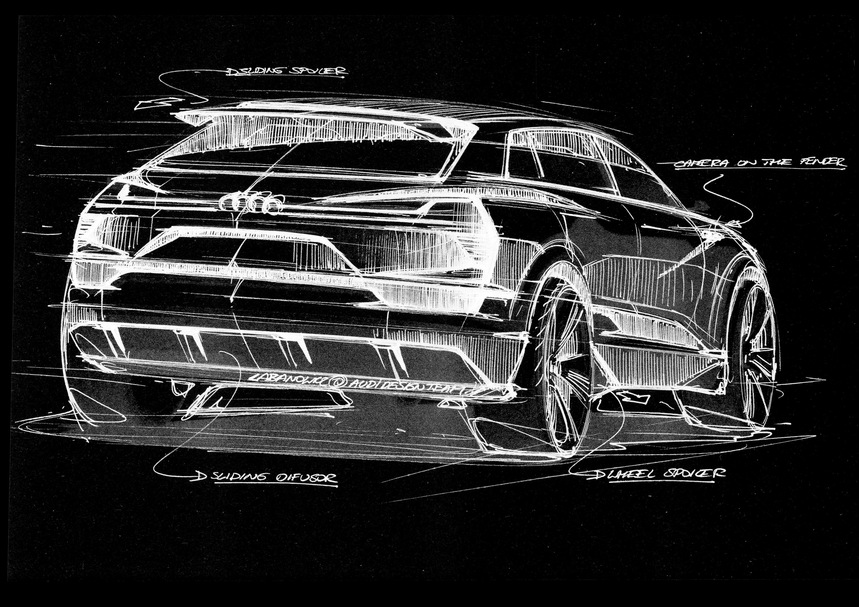 Audi e-tron quattro Concept Sketches