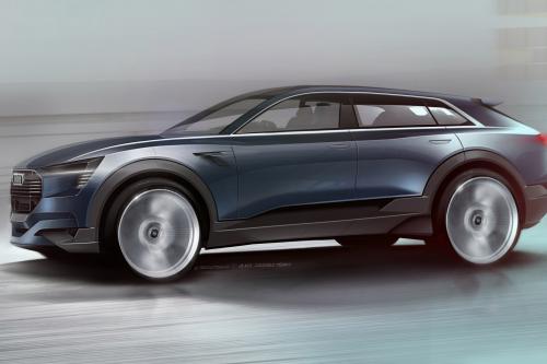 Audi e-tron quattro Concept Sketches (2015) - picture 1 of 5