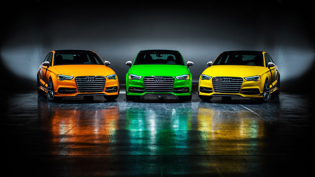 Audi S3 Exclusive Editions in Five Colors