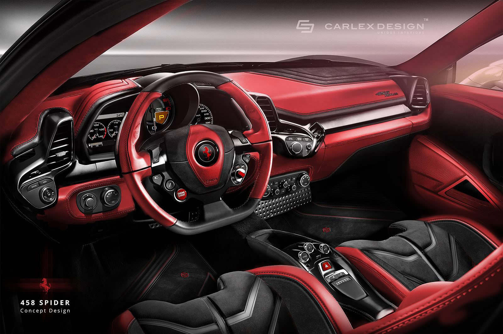 Ferrari 458 Spider Concept by Carlex Design