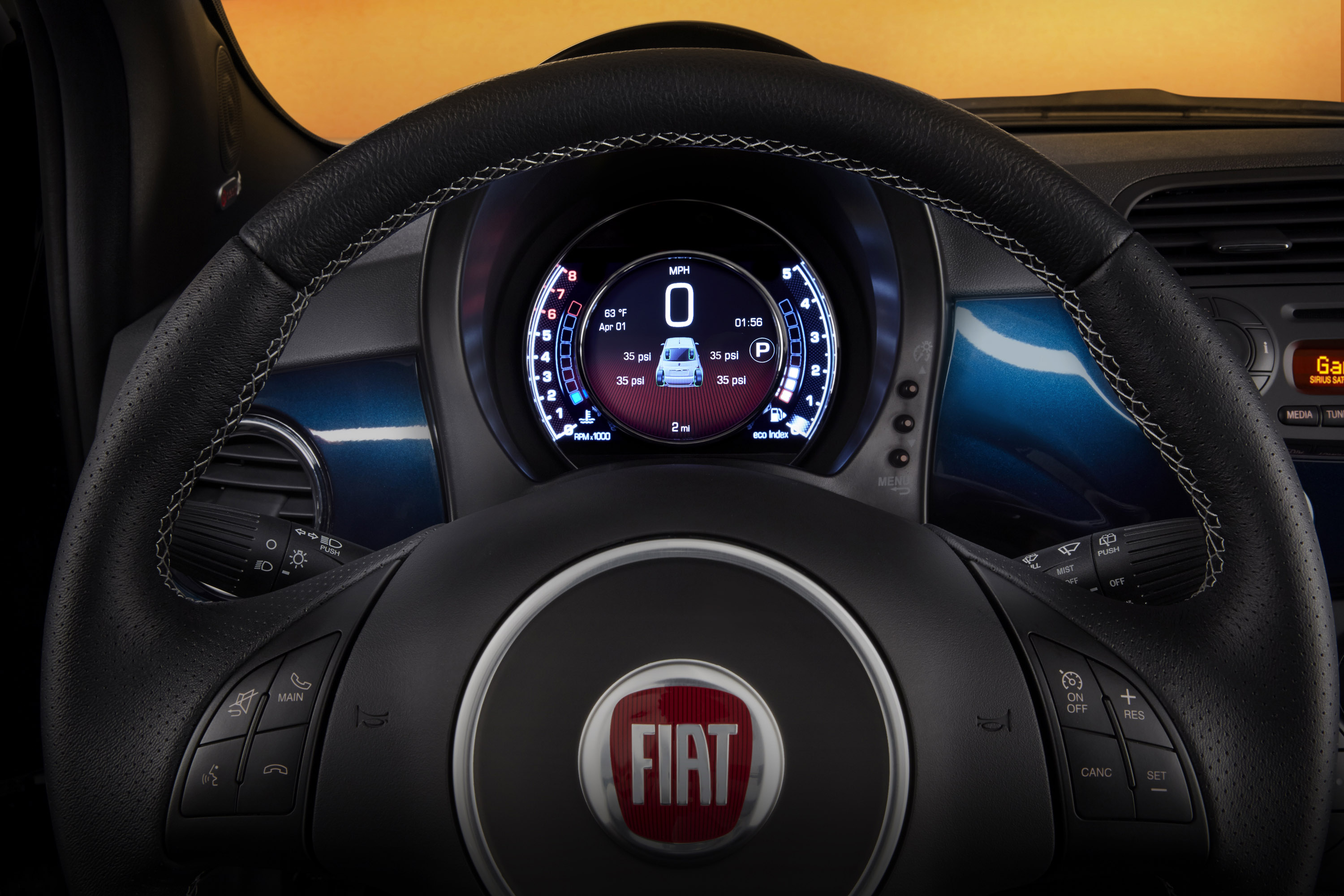 Fiat 500 Interior