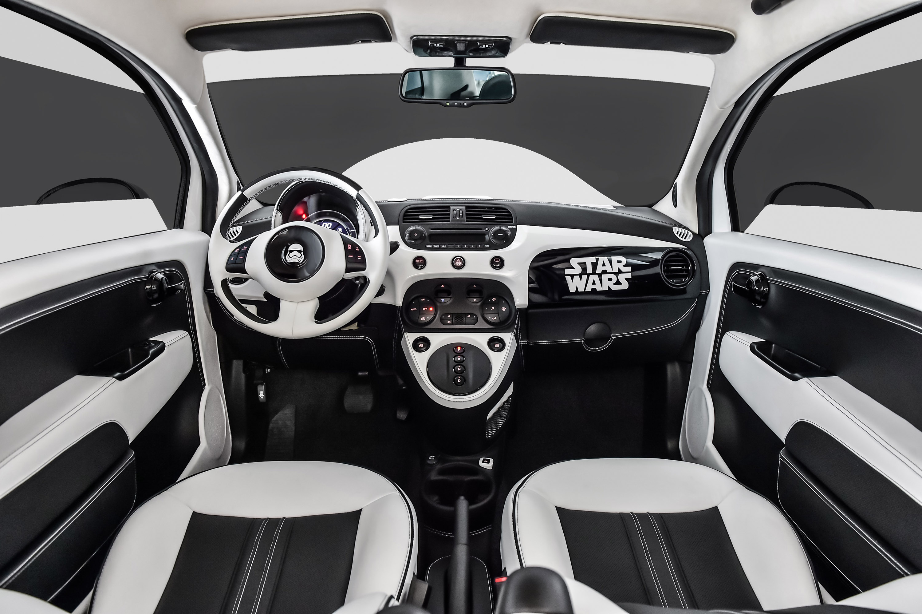 Fiat 500e stormtrooper