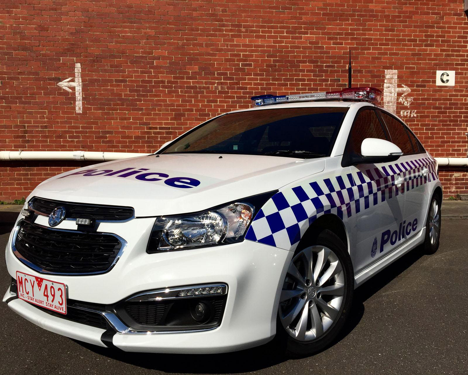 Holden Cruze Victorian Police Vehicle