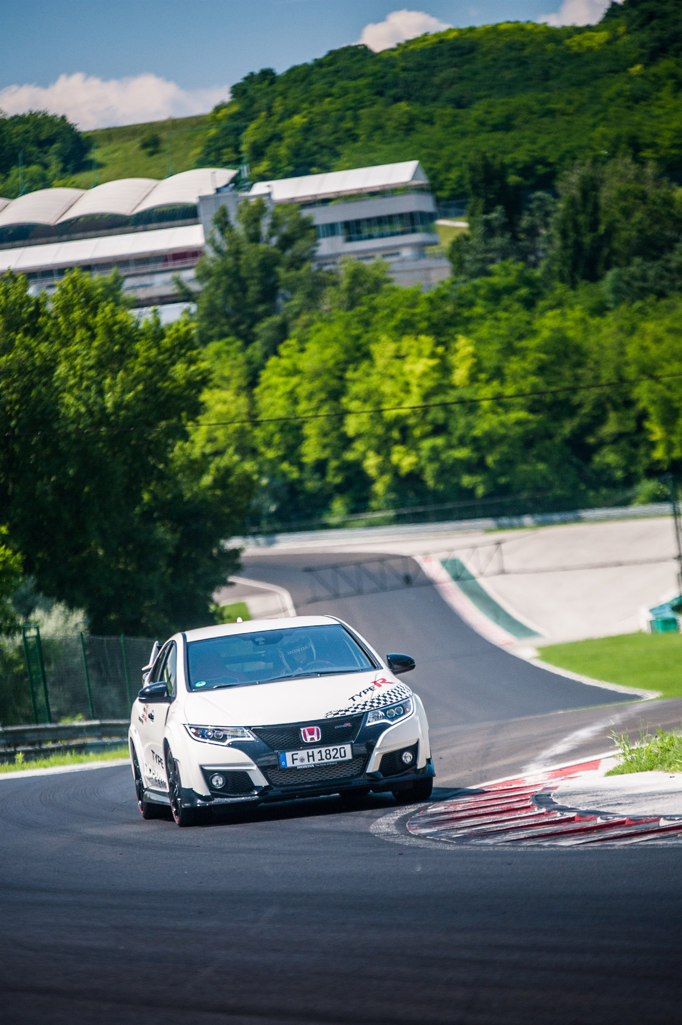 2015 Honda Civic Type R at famous race tracks