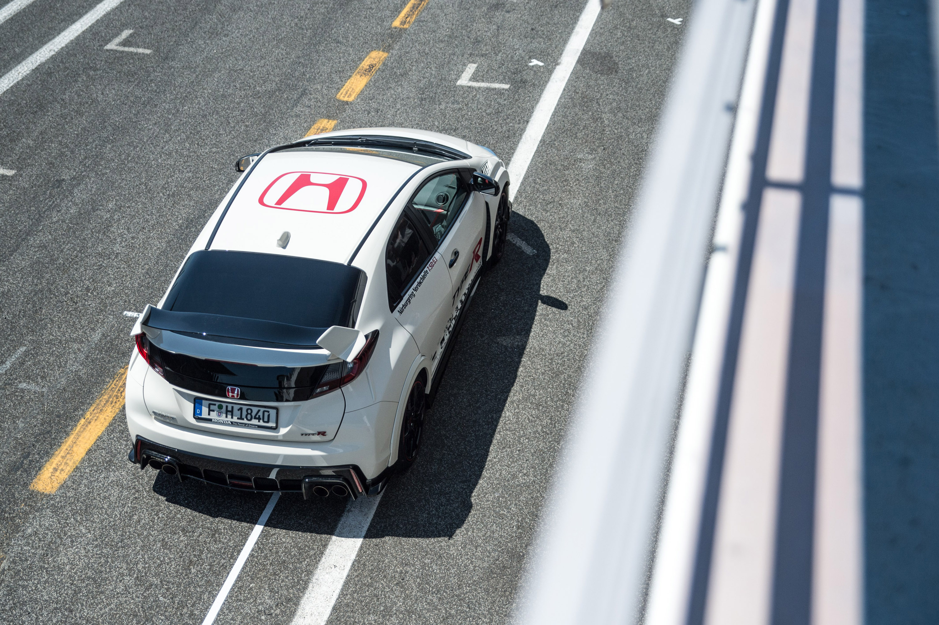 2015 Honda Civic Type R at famous race tracks