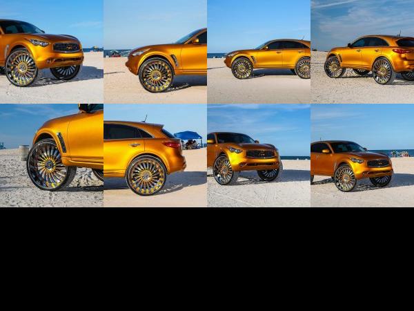 Infiniti FX with 32-inch wheels (2015) - picture 1 of 8