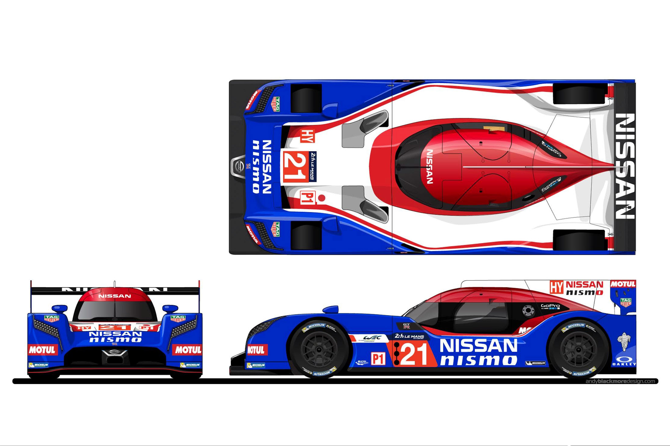 Nissan GT-R LM NISMO No21